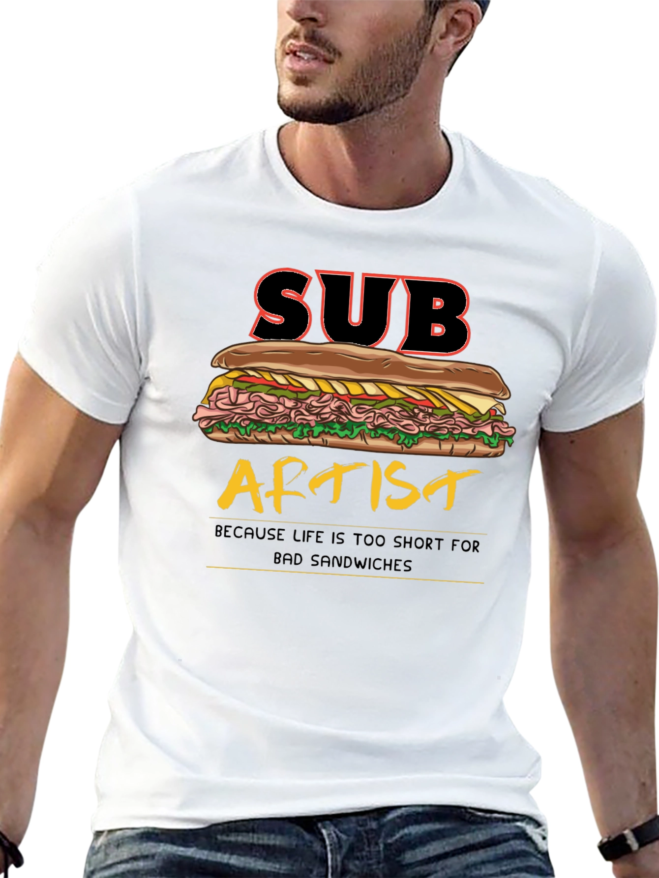 Sub Artist T-Shirt - Funny Sandwich Humor
