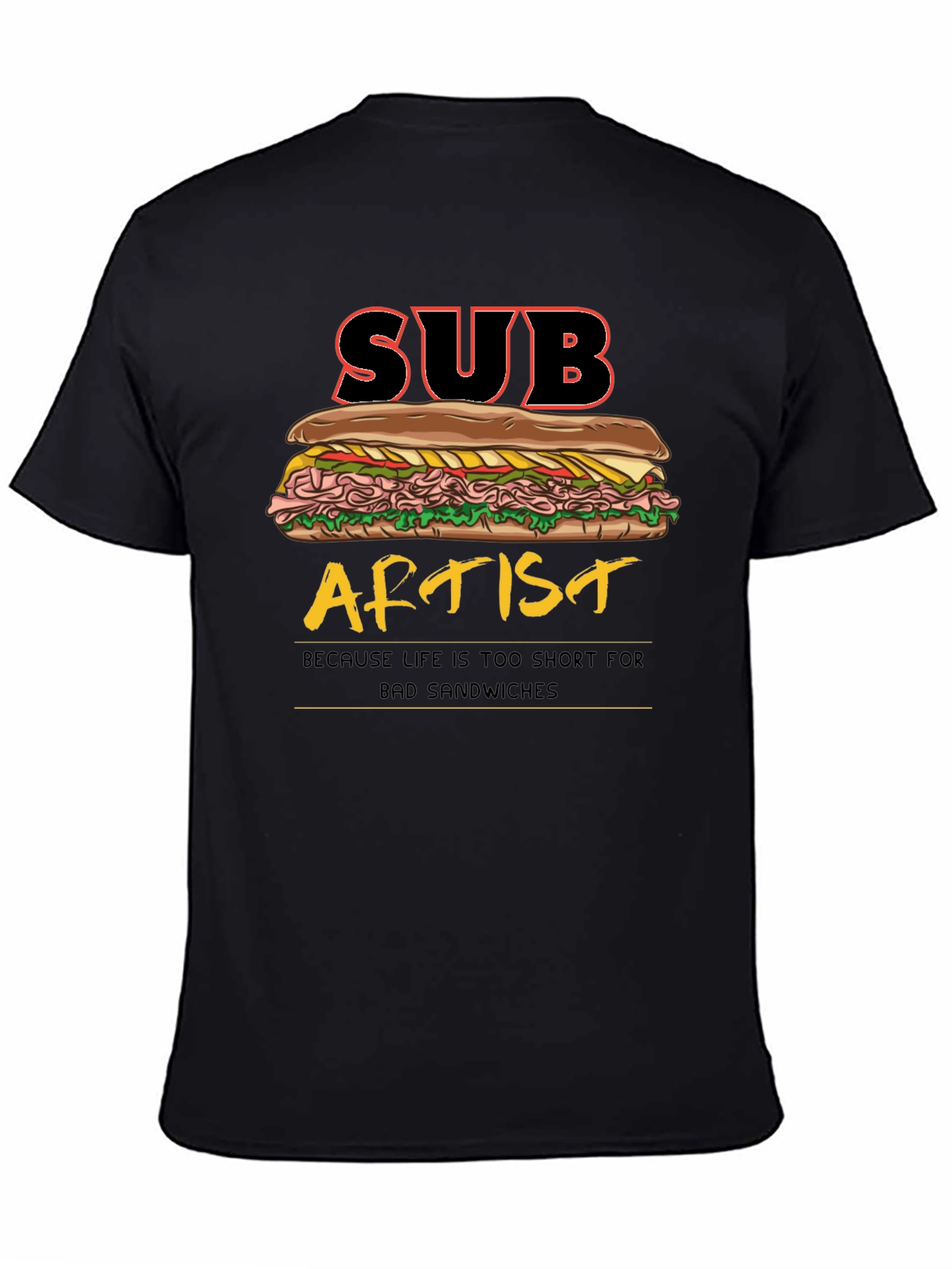 Sub Artist T-Shirt - Funny Sandwich Humor