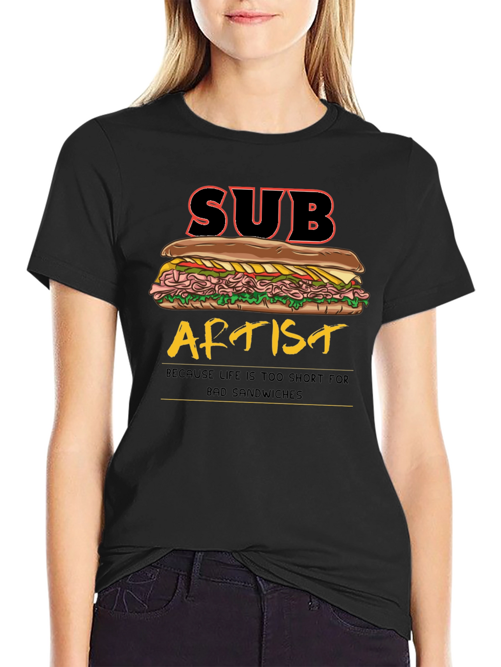 Sub Artist T-Shirt - Funny Sandwich Humor