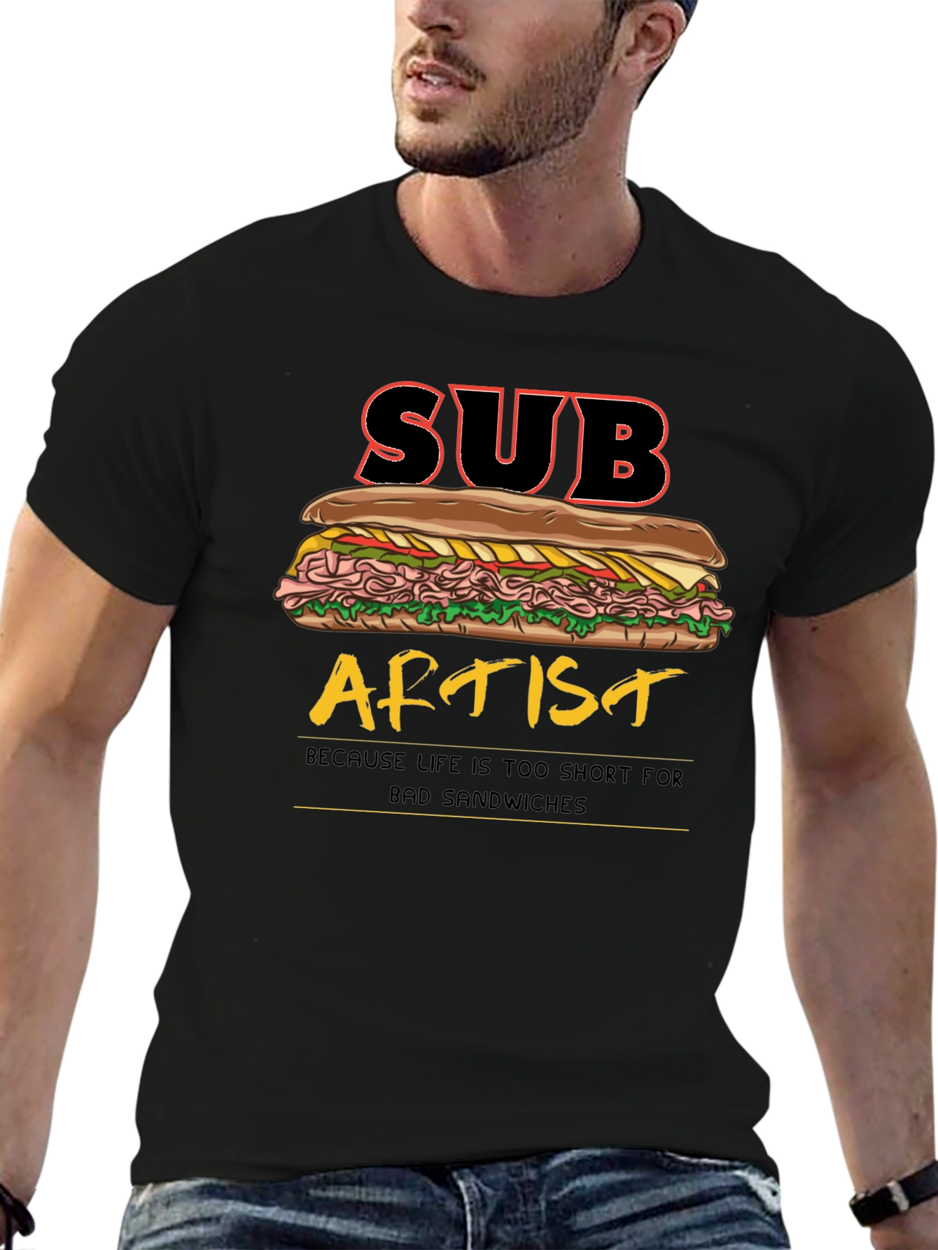 Sub Artist T-Shirt - Funny Sandwich Humor
