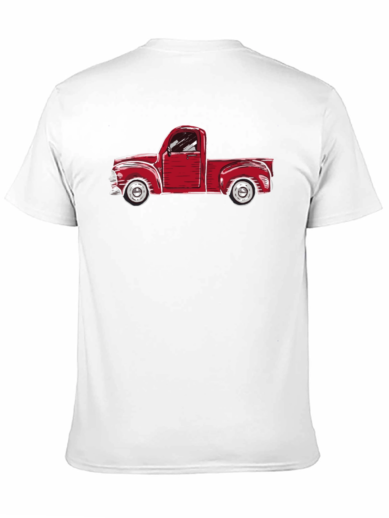 Vintage Red Truck Graphic Tee - Classic Style