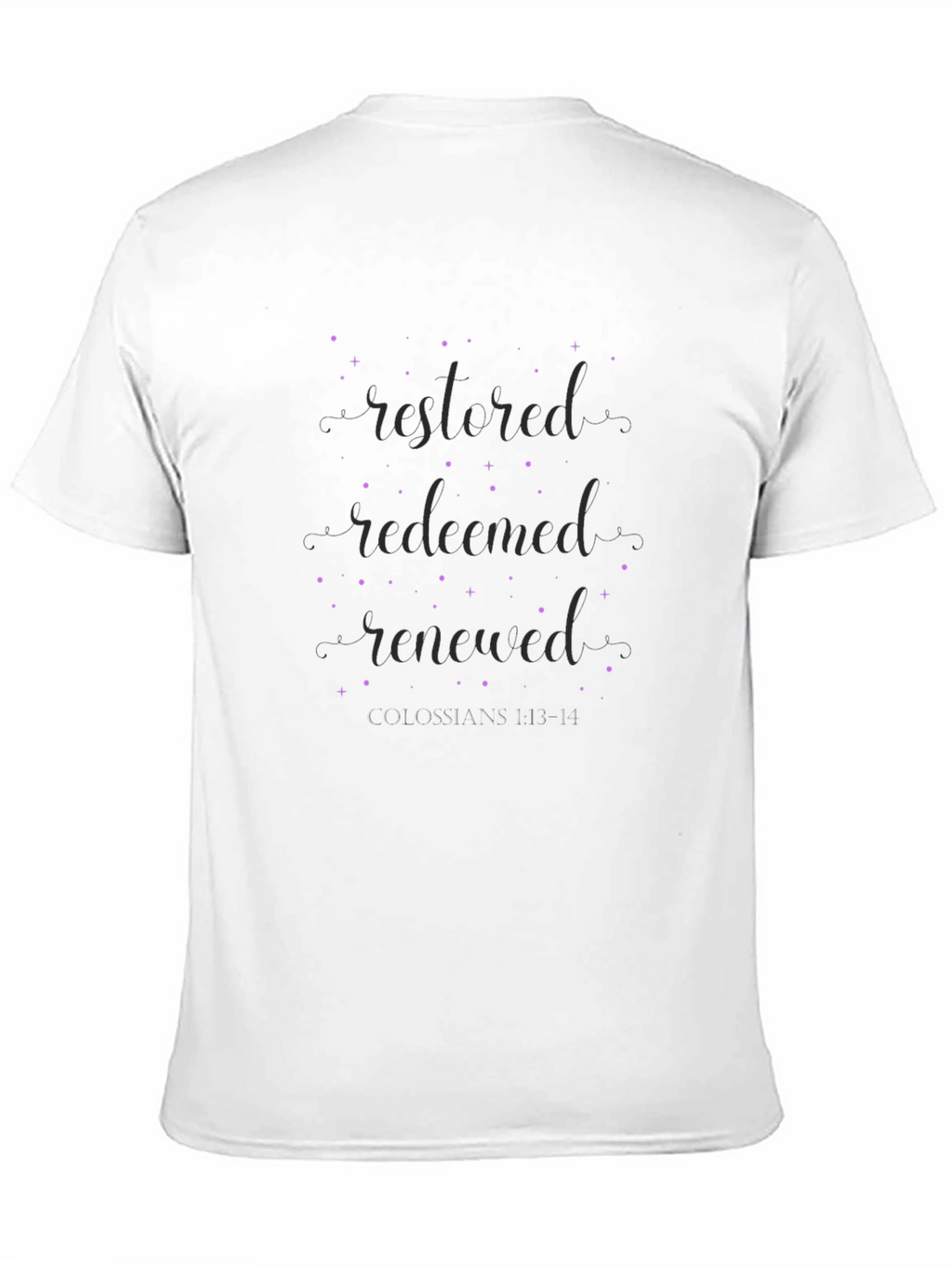 Restored Redeemed Renewed Graphic Tee