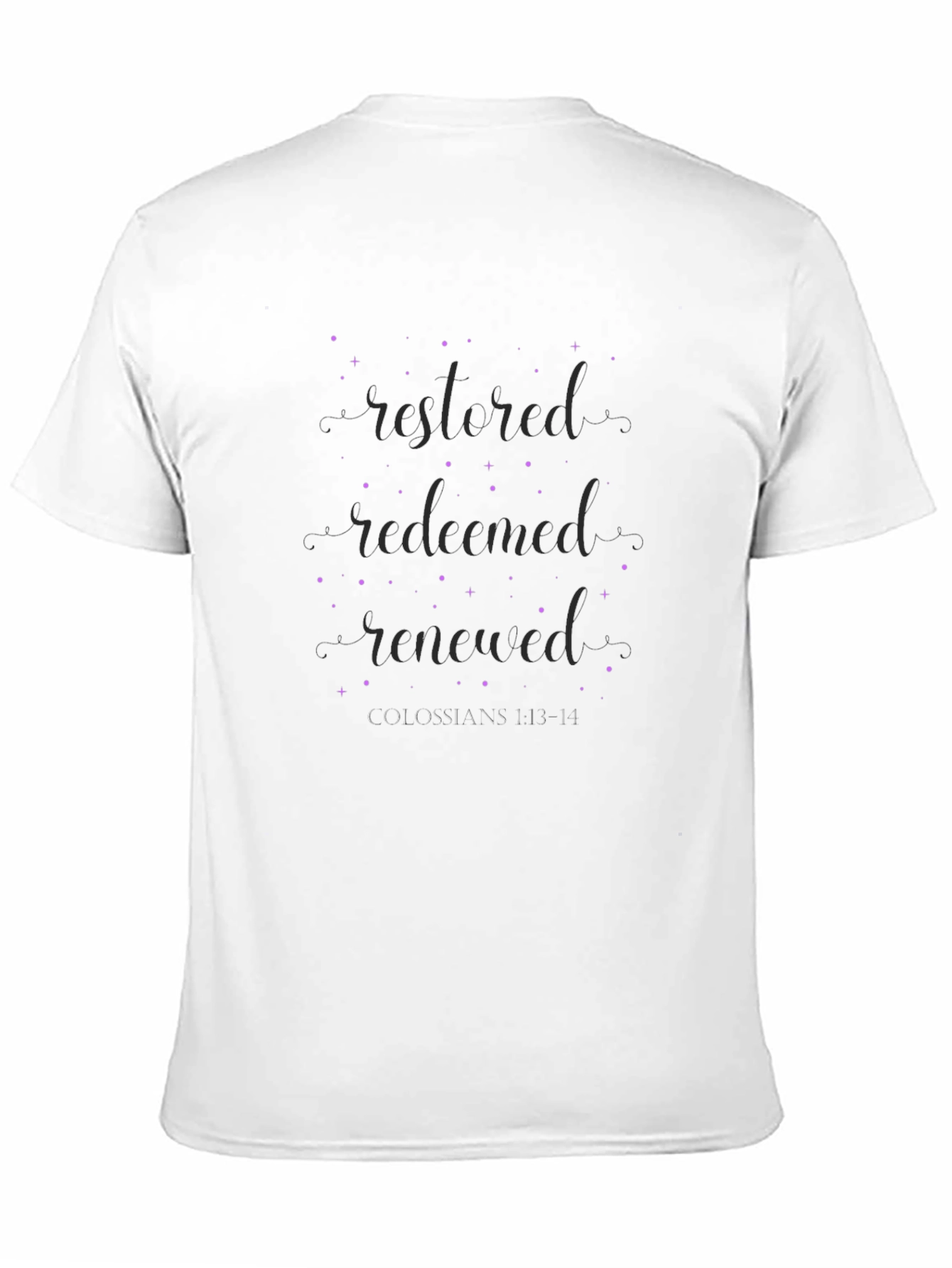 Restored Redeemed Renewed Graphic Tee