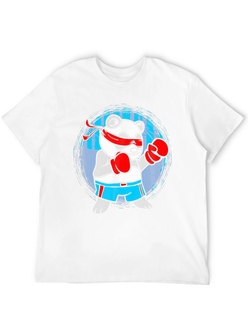 Panda Boxer Graphic T-Shirt