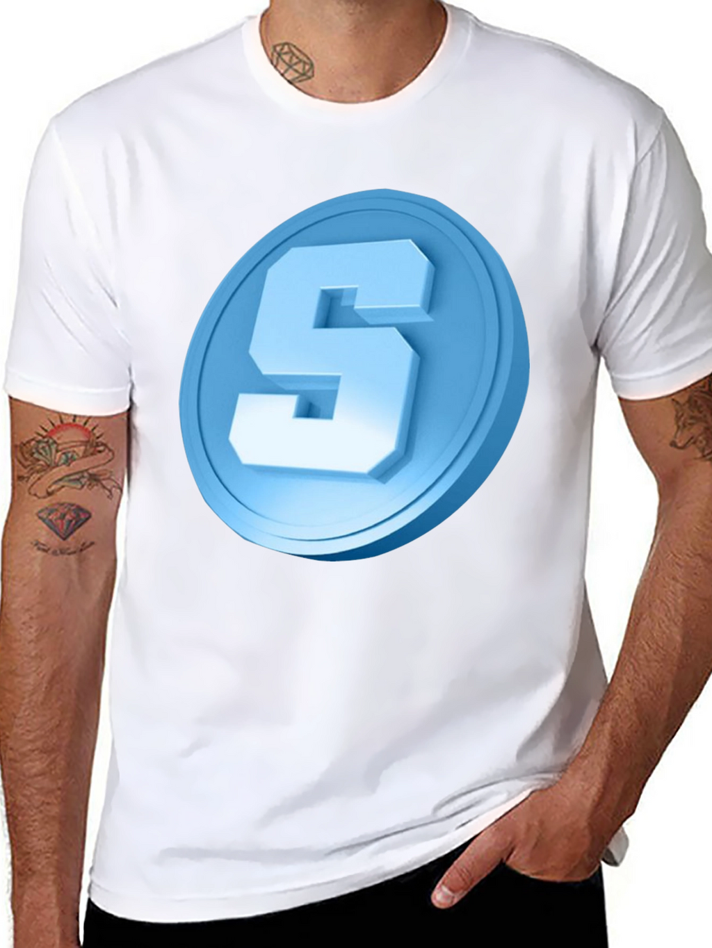 Number 5 Graphic Tee - Casual Comfort