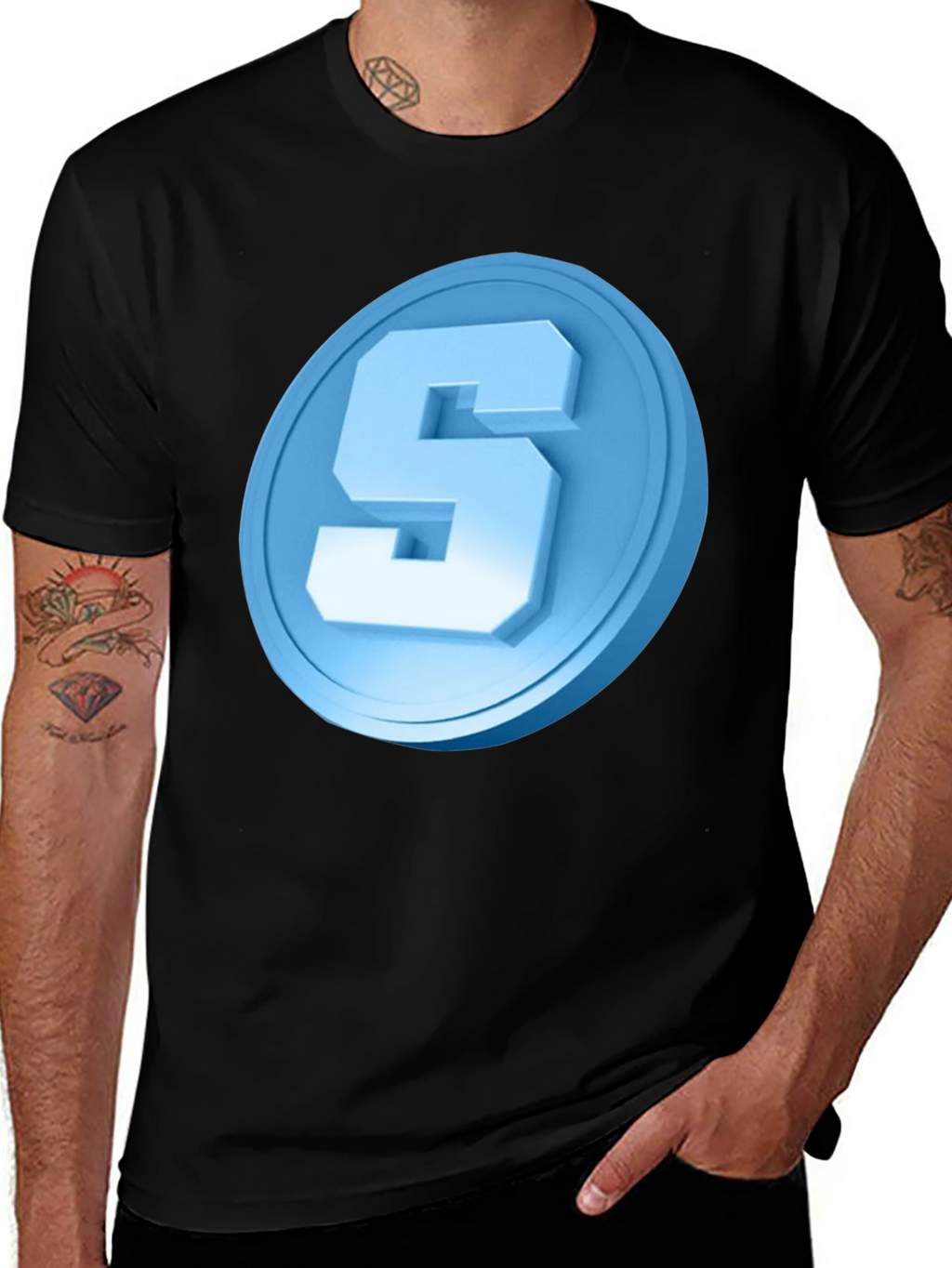 Number 5 Graphic Tee - Casual Comfort