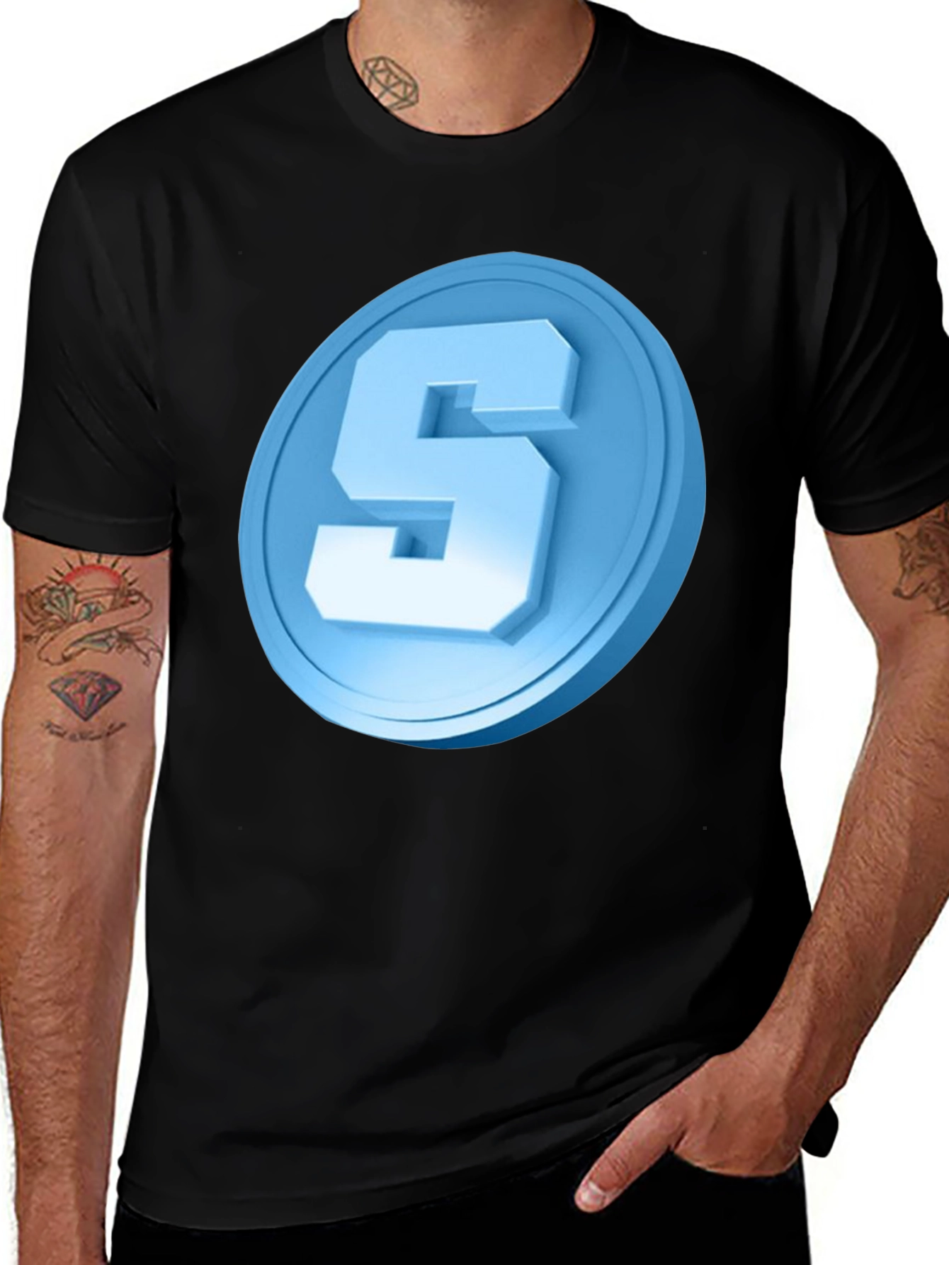 Number 5 Graphic Tee - Casual Comfort