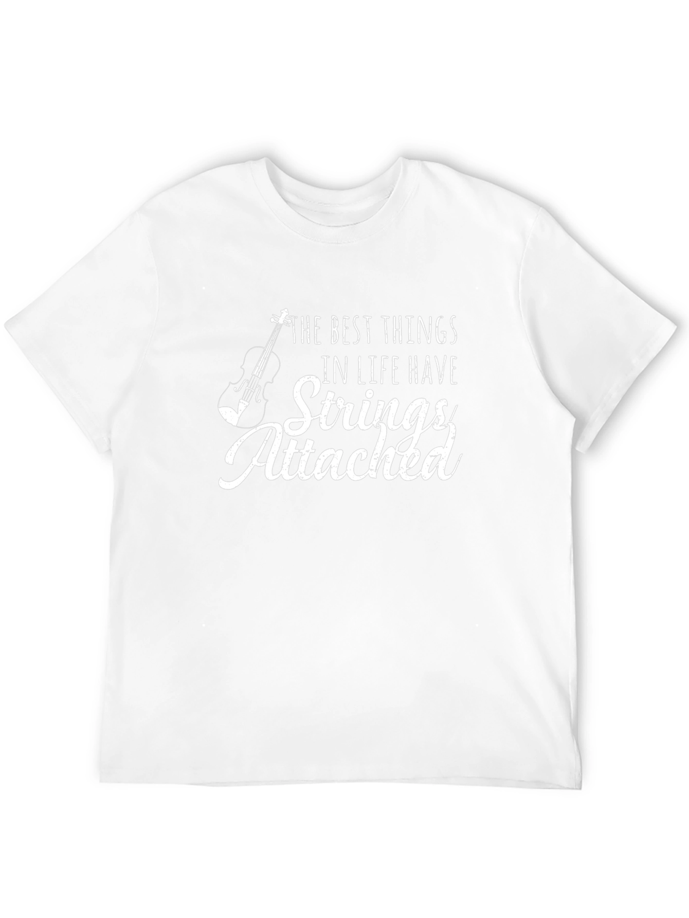 Strings Attached Black T-Shirt