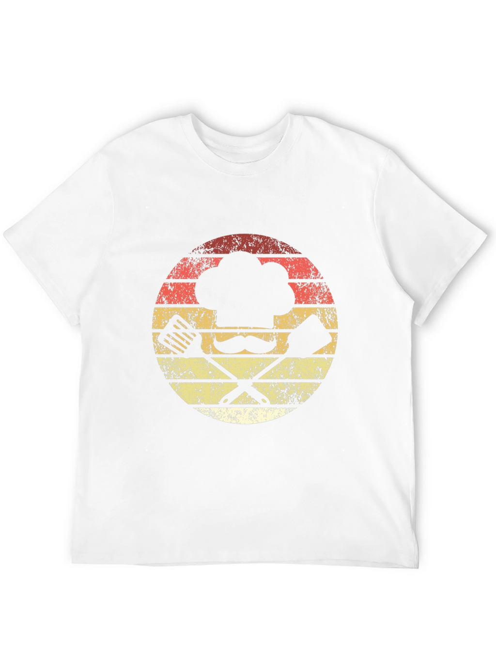 Retro Chef Hat & Tools Graphic T-Shirt