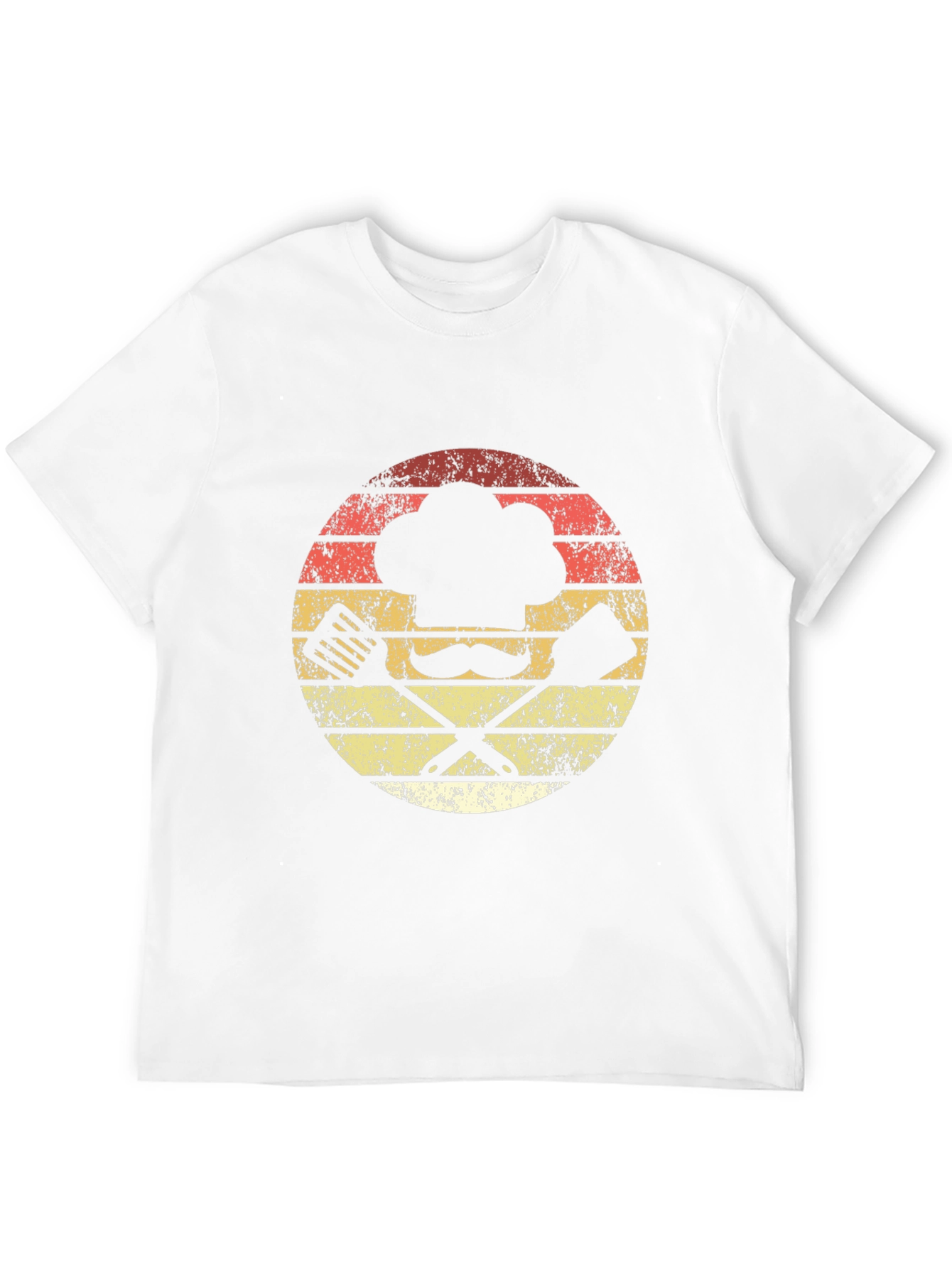 Retro Chef Hat & Tools Graphic T-Shirt