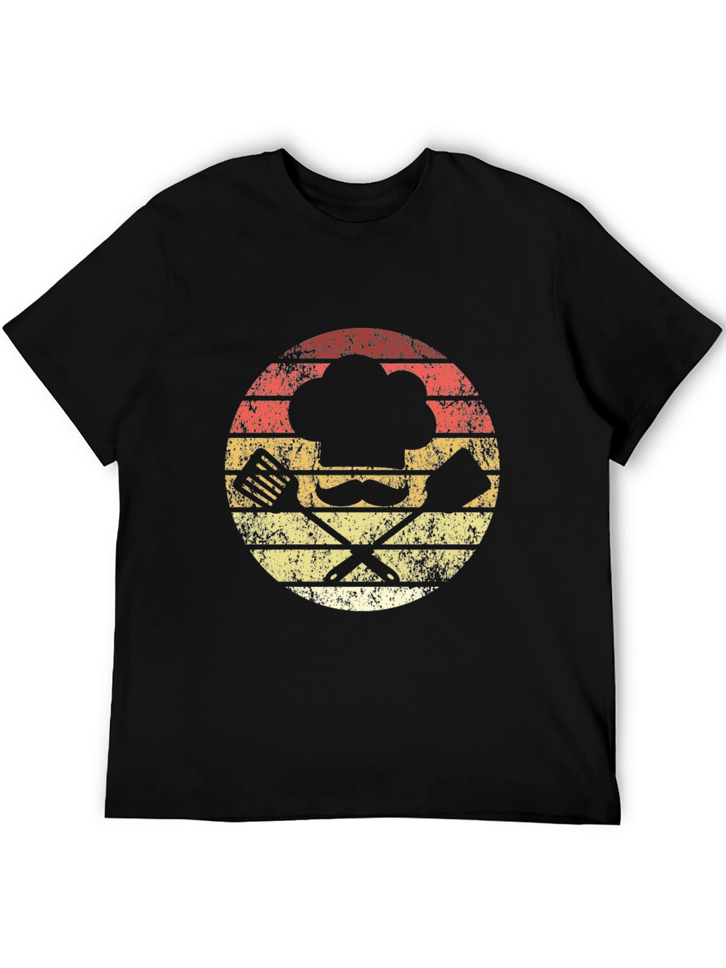 Retro Chef Hat & Tools Graphic T-Shirt