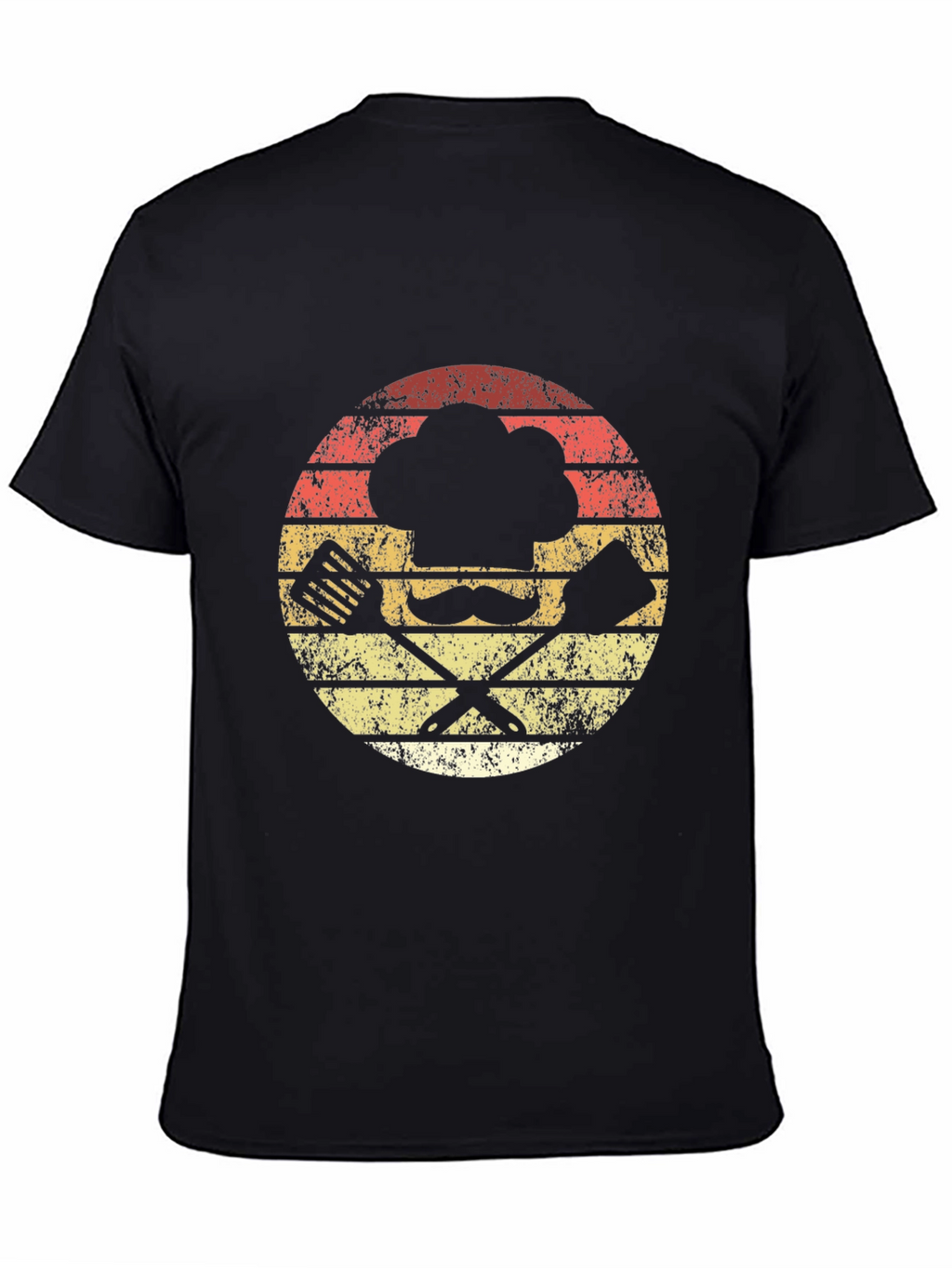 Retro Chef Hat & Tools Graphic T-Shirt