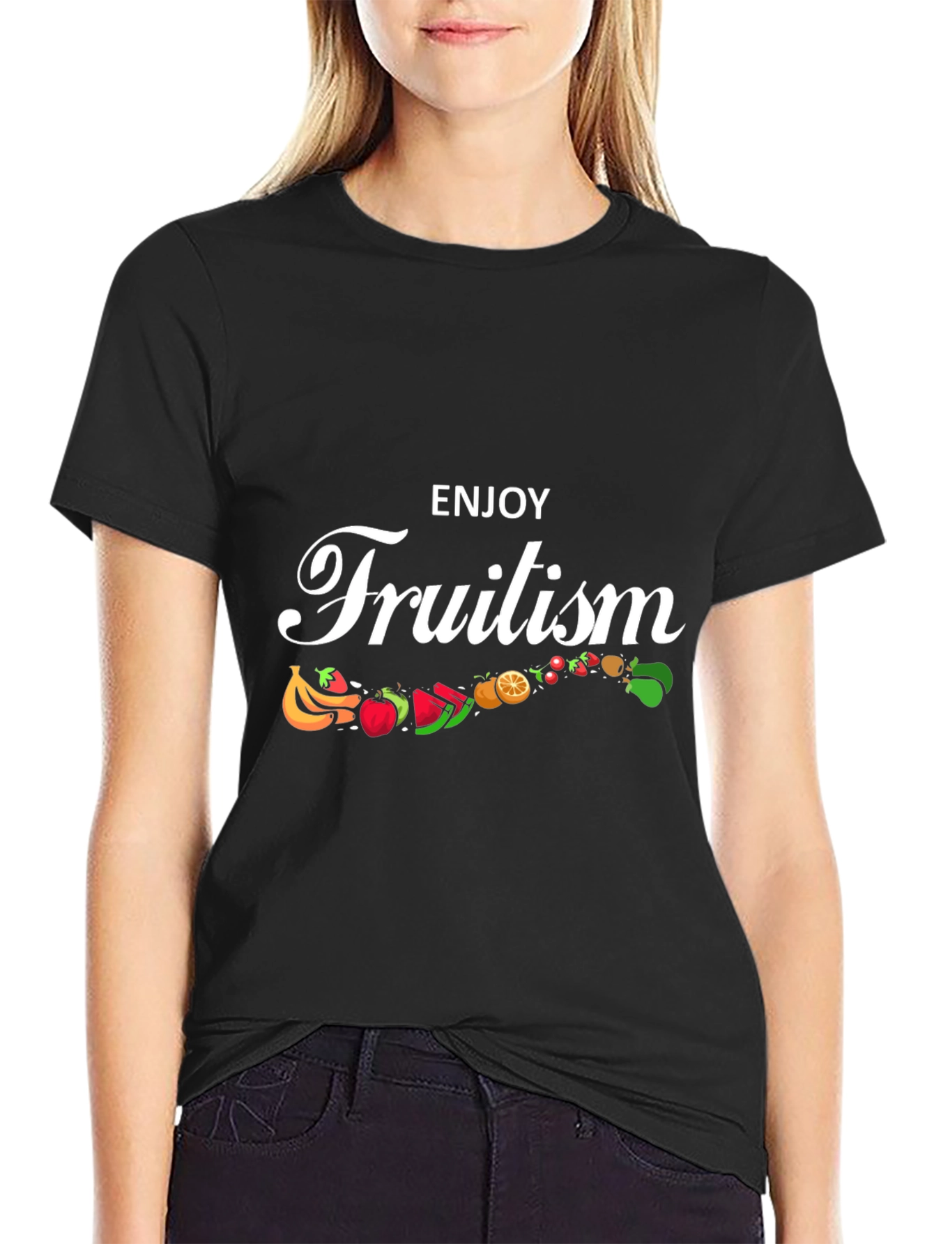 Enjoy Fruitism Graphic T-Shirt