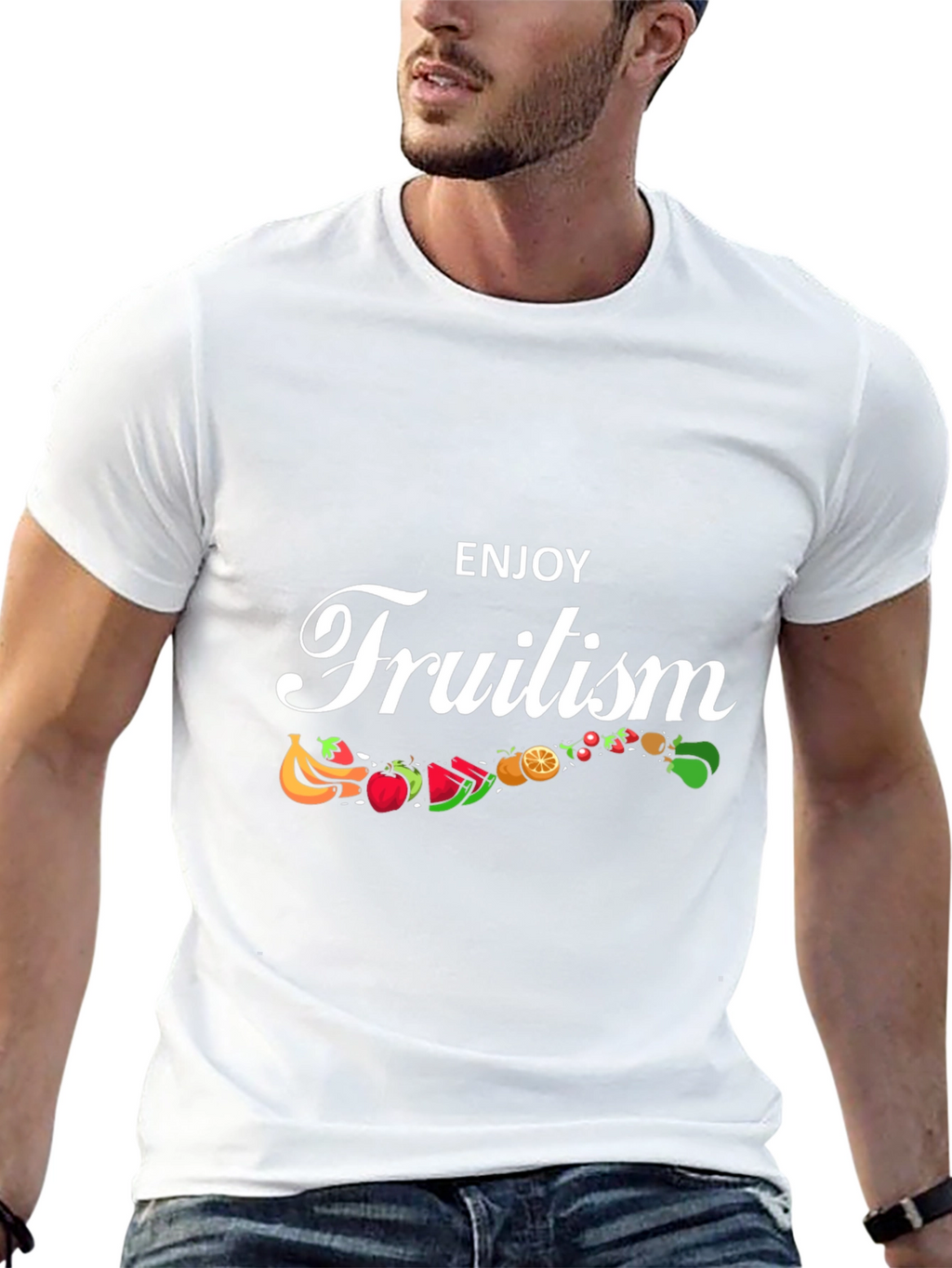 Enjoy Fruitism Graphic T-Shirt