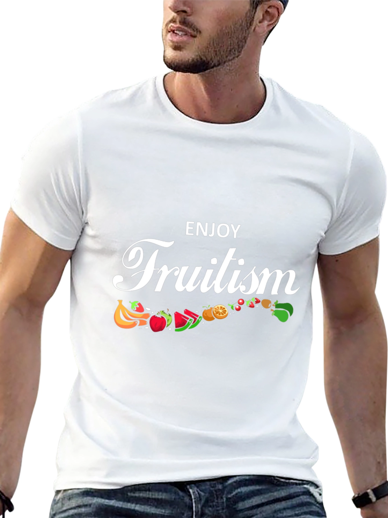 Enjoy Fruitism Graphic T-Shirt