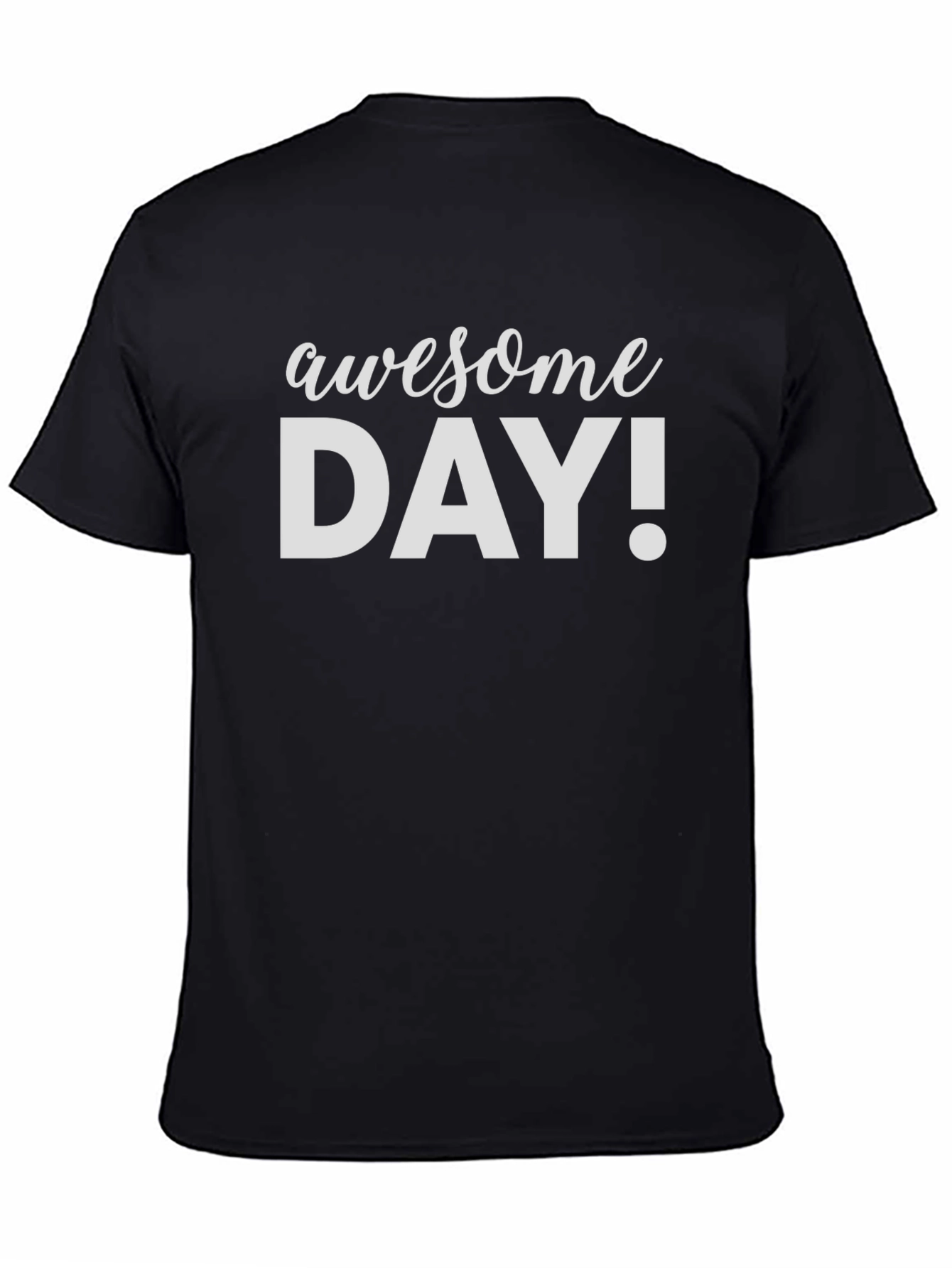 Awesome Day! Graphic Tee - Black T-Shirt