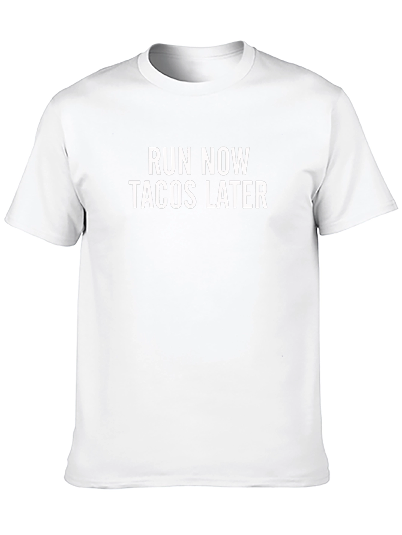 Run Now Tacos Later Graphic T-Shirt