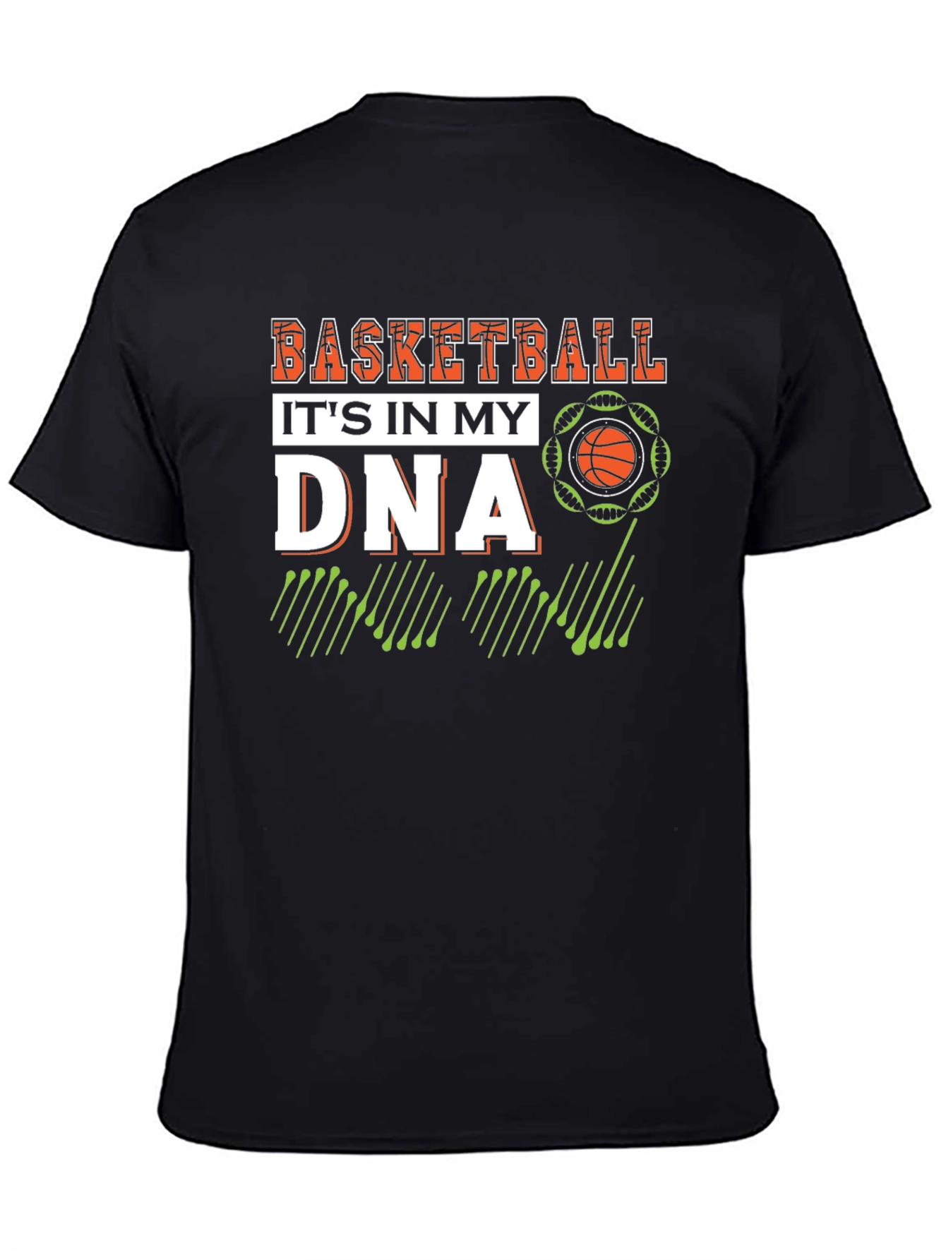 Basketball in my DNA Black T-Shirt