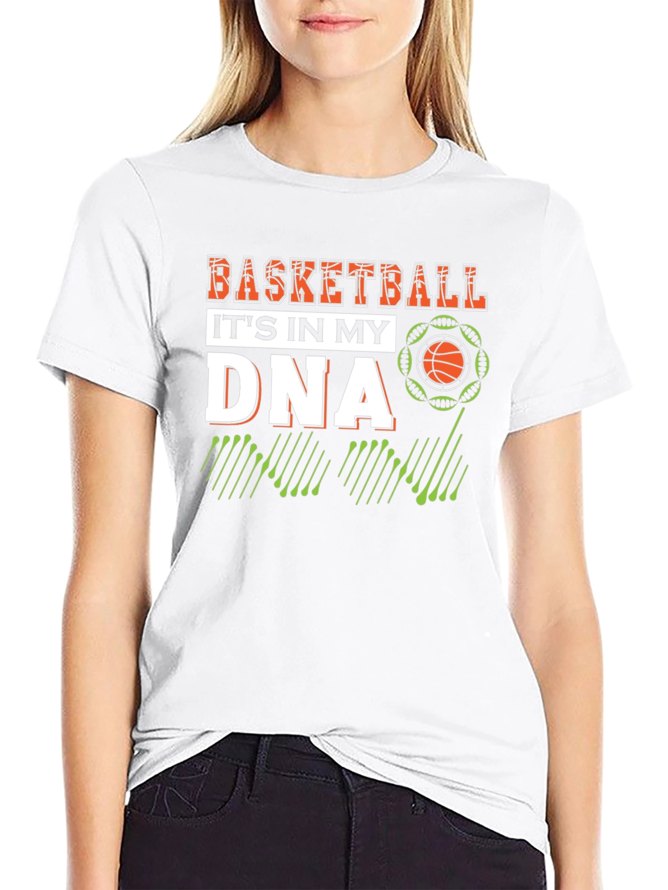 Basketball in my DNA Black T-Shirt