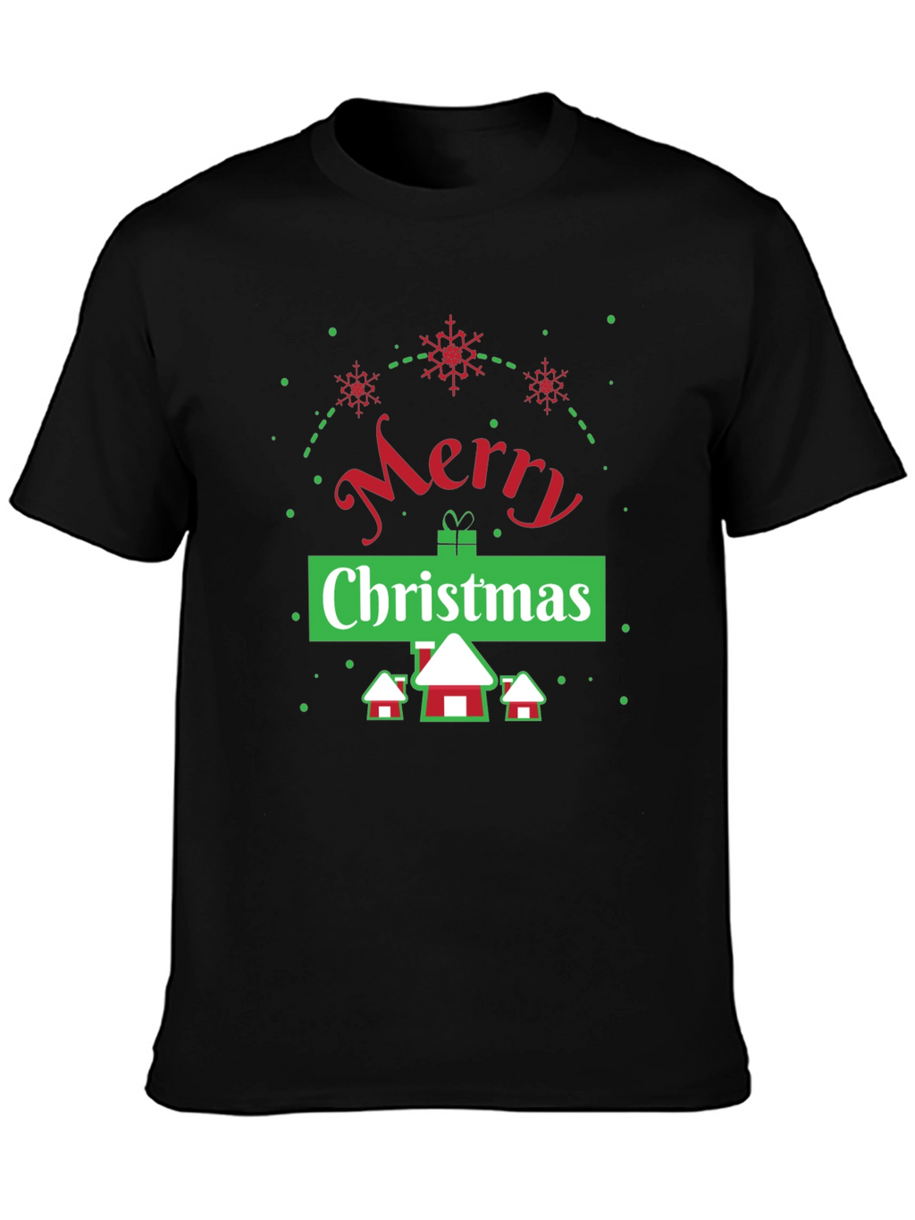 Merry Christmas Graphic Tee - Holiday Cheer