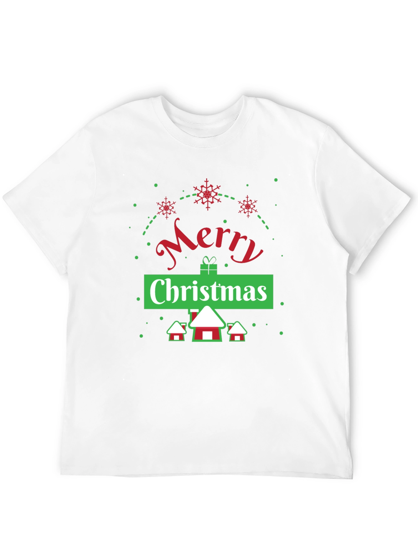 Merry Christmas Graphic Tee - Holiday Cheer