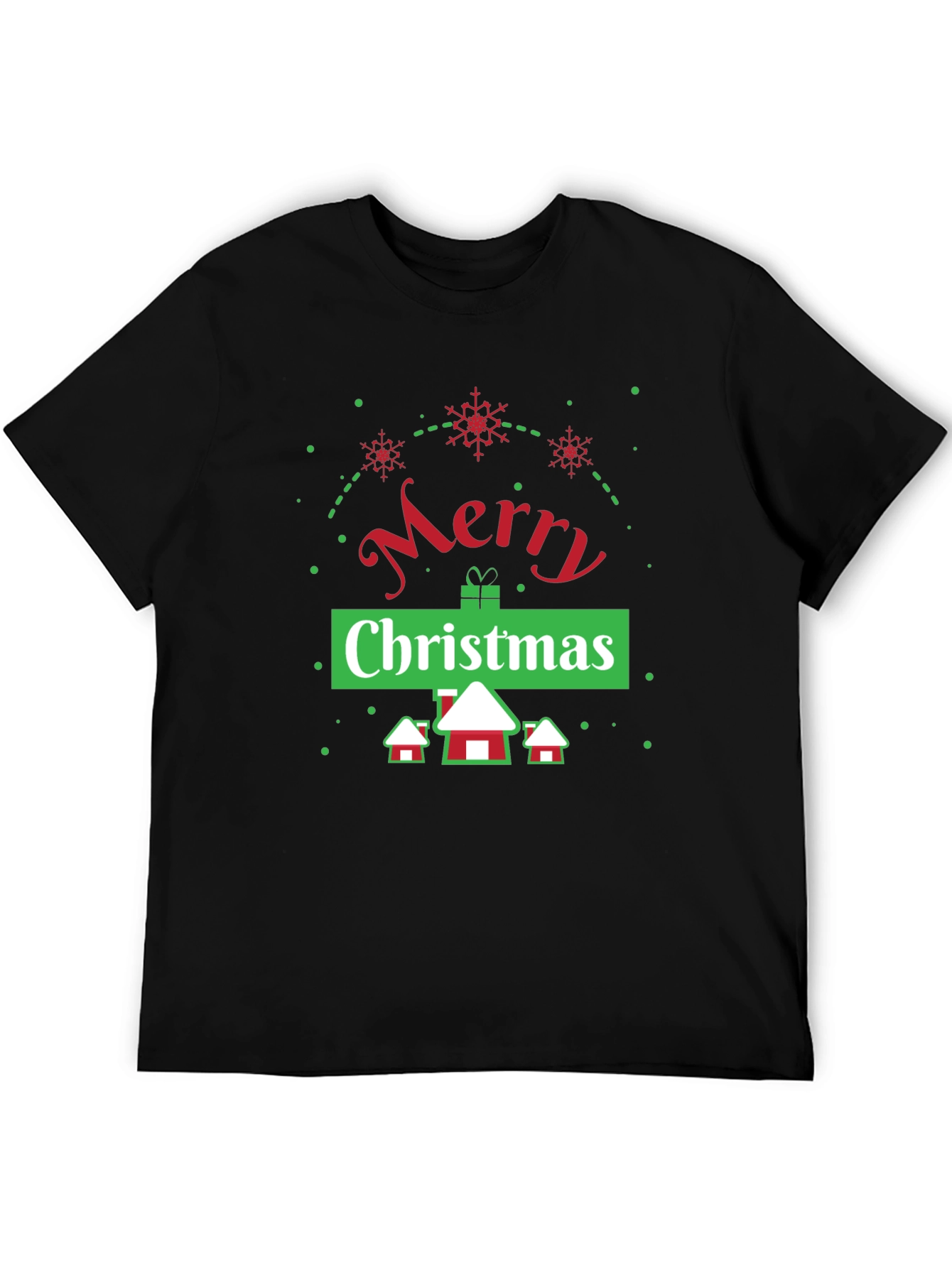 Merry Christmas Graphic Tee - Holiday Cheer