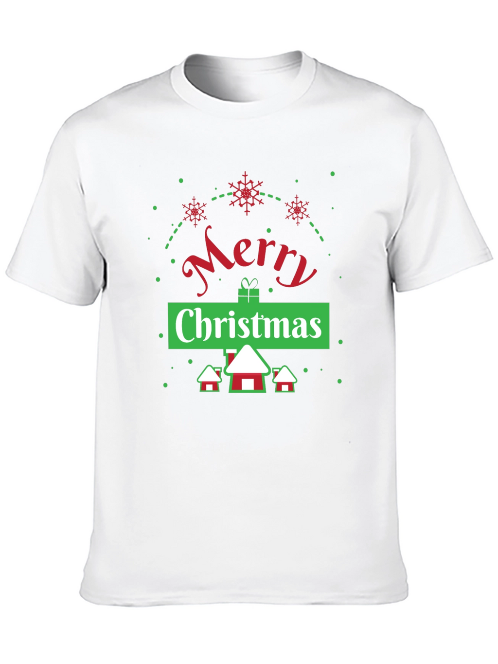 Merry Christmas Graphic Tee - Holiday Cheer