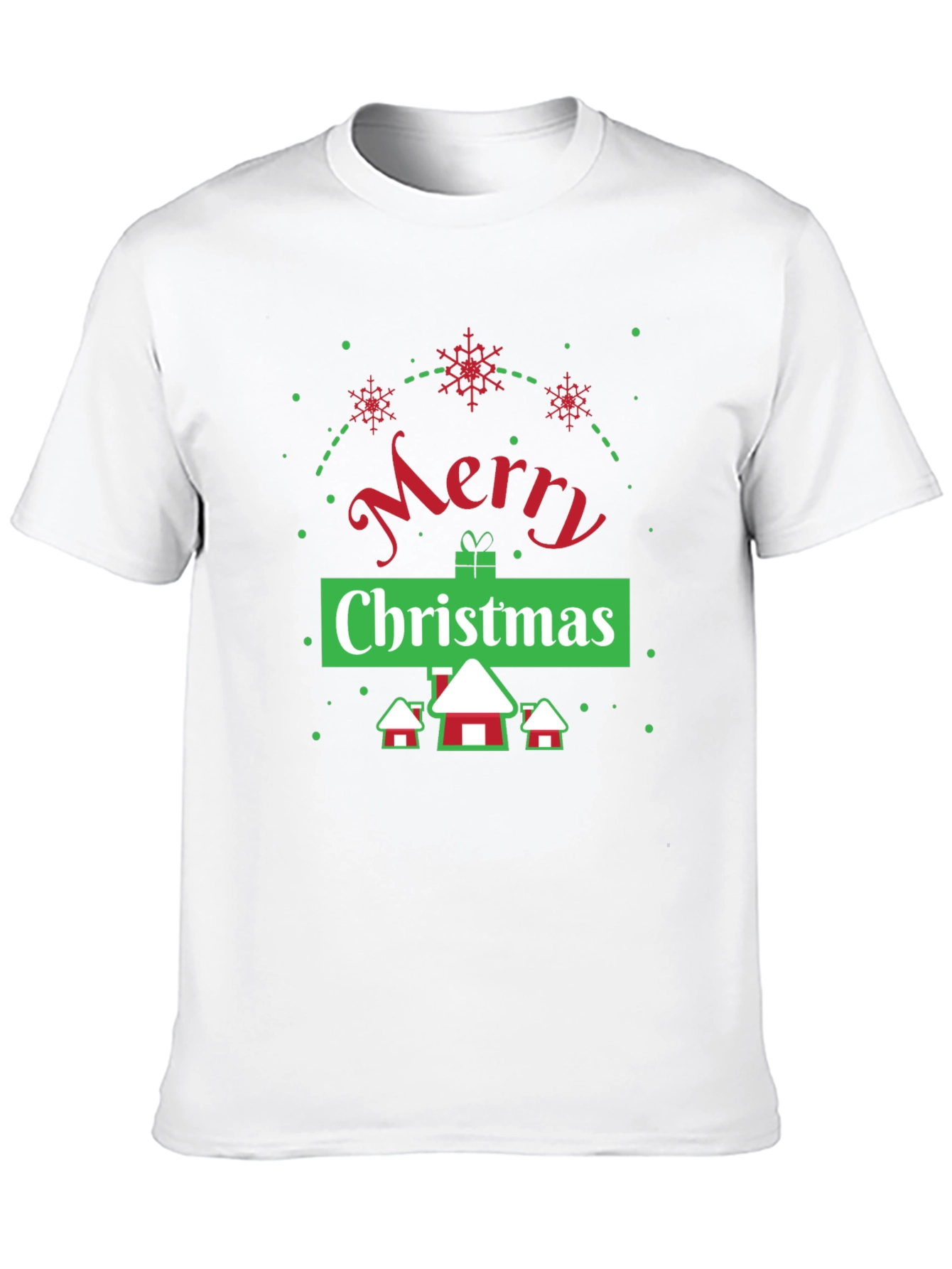 Merry Christmas Graphic Tee - Holiday Cheer