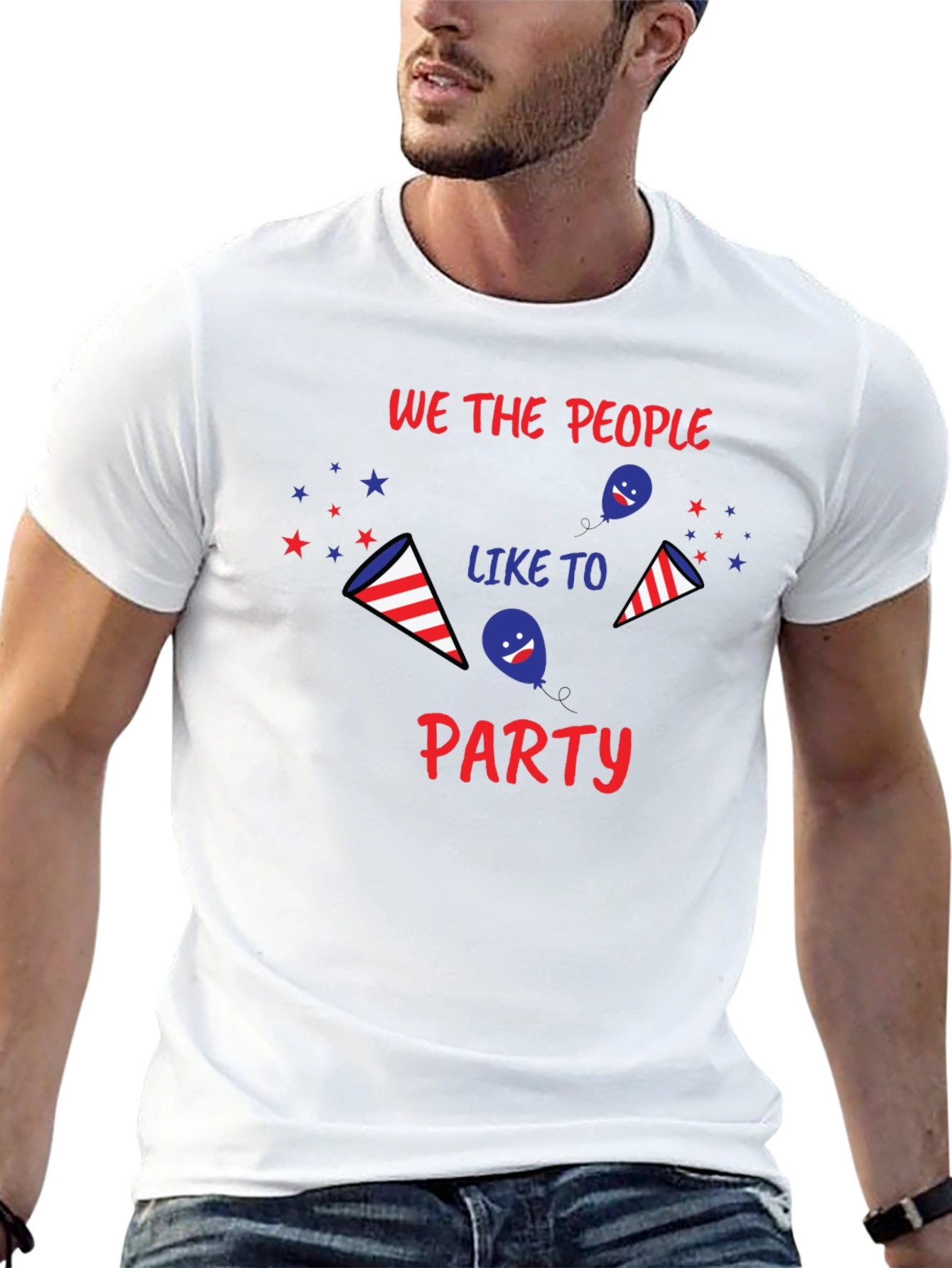 We The People Like To Party Graphic Tee