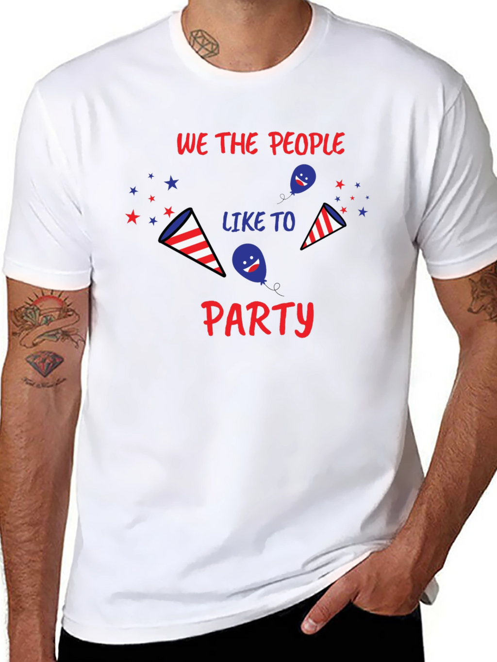 We The People Like To Party Graphic Tee