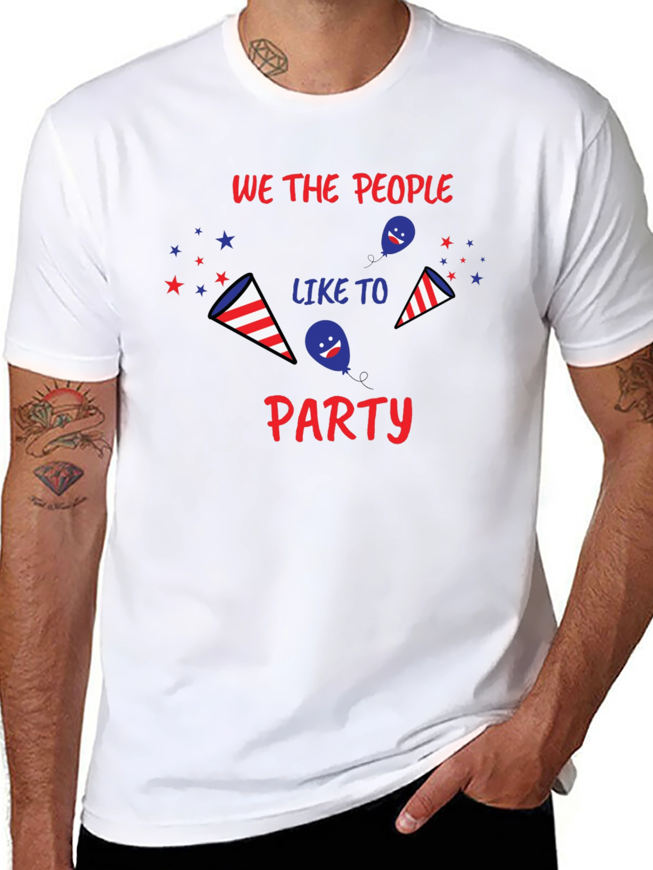 We The People Like To Party Graphic Tee