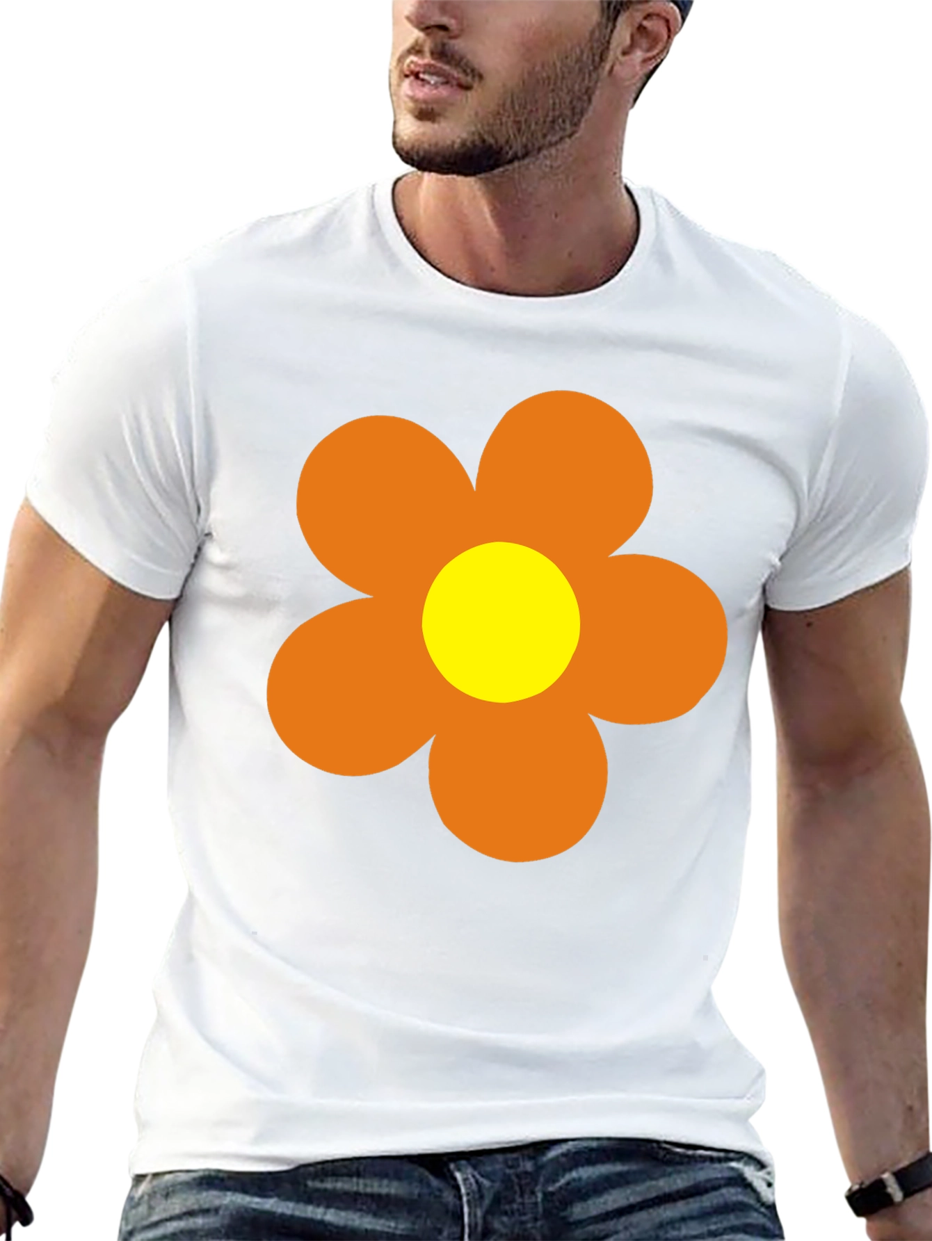 Retro Flower Power T-Shirt - 60s 70s Style