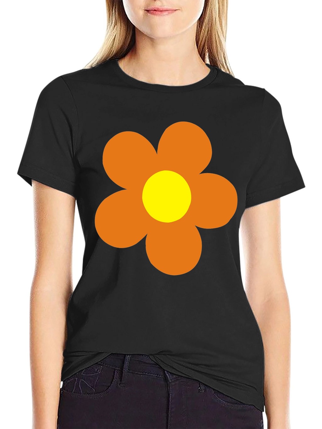 Retro Flower Power T-Shirt - 60s 70s Style