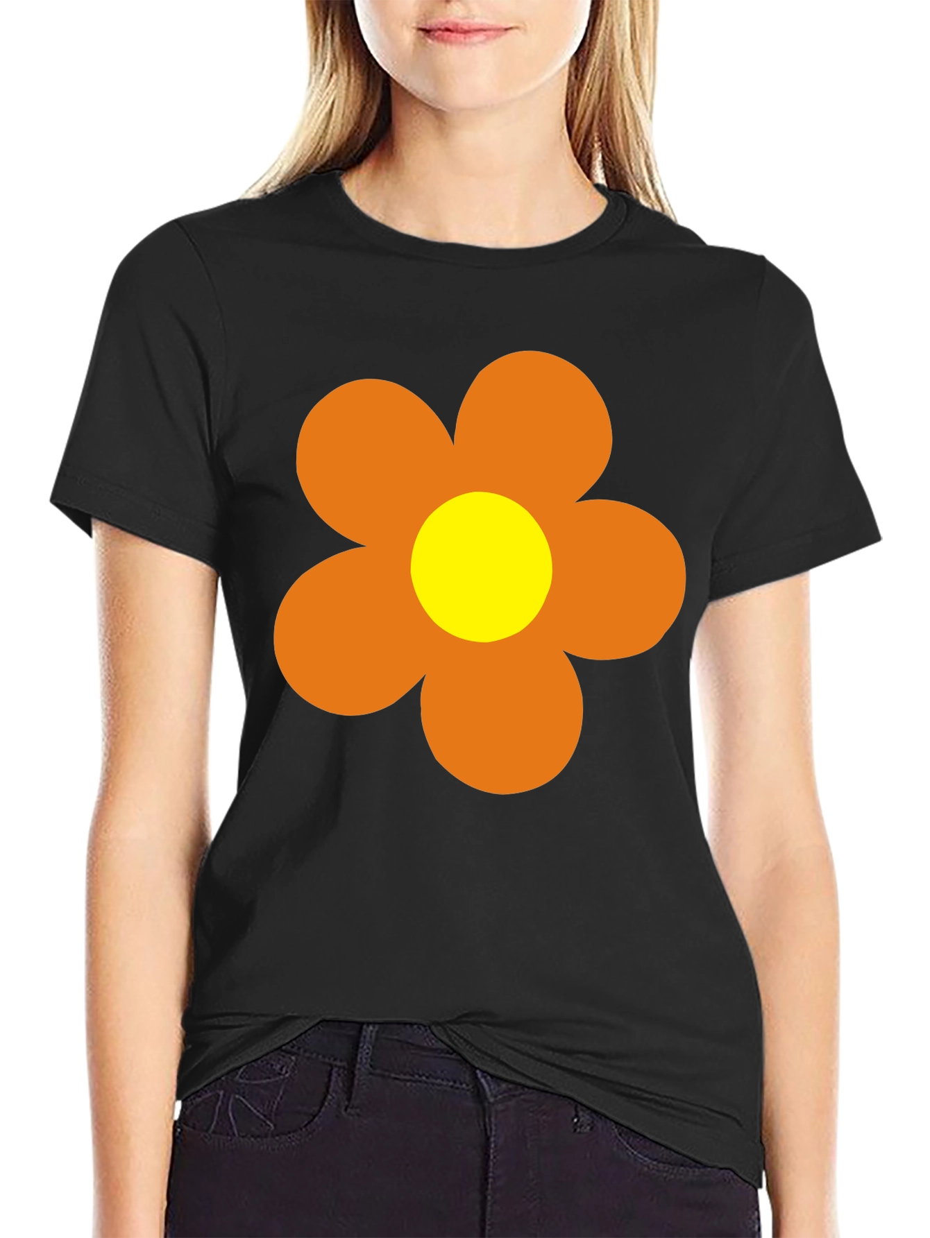 Retro Flower Power T-Shirt - 60s 70s Style