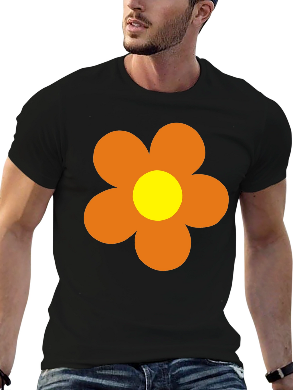 Retro Flower Power T-Shirt - 60s 70s Style
