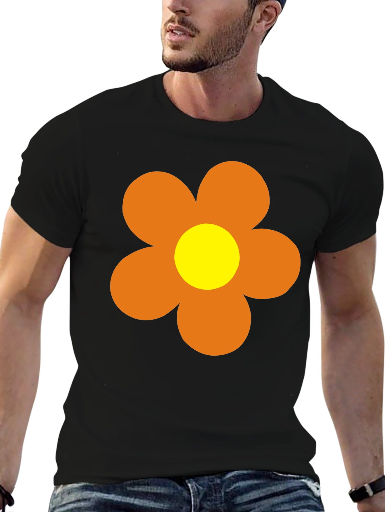 Retro Flower Power T-Shirt - 60s 70s Style