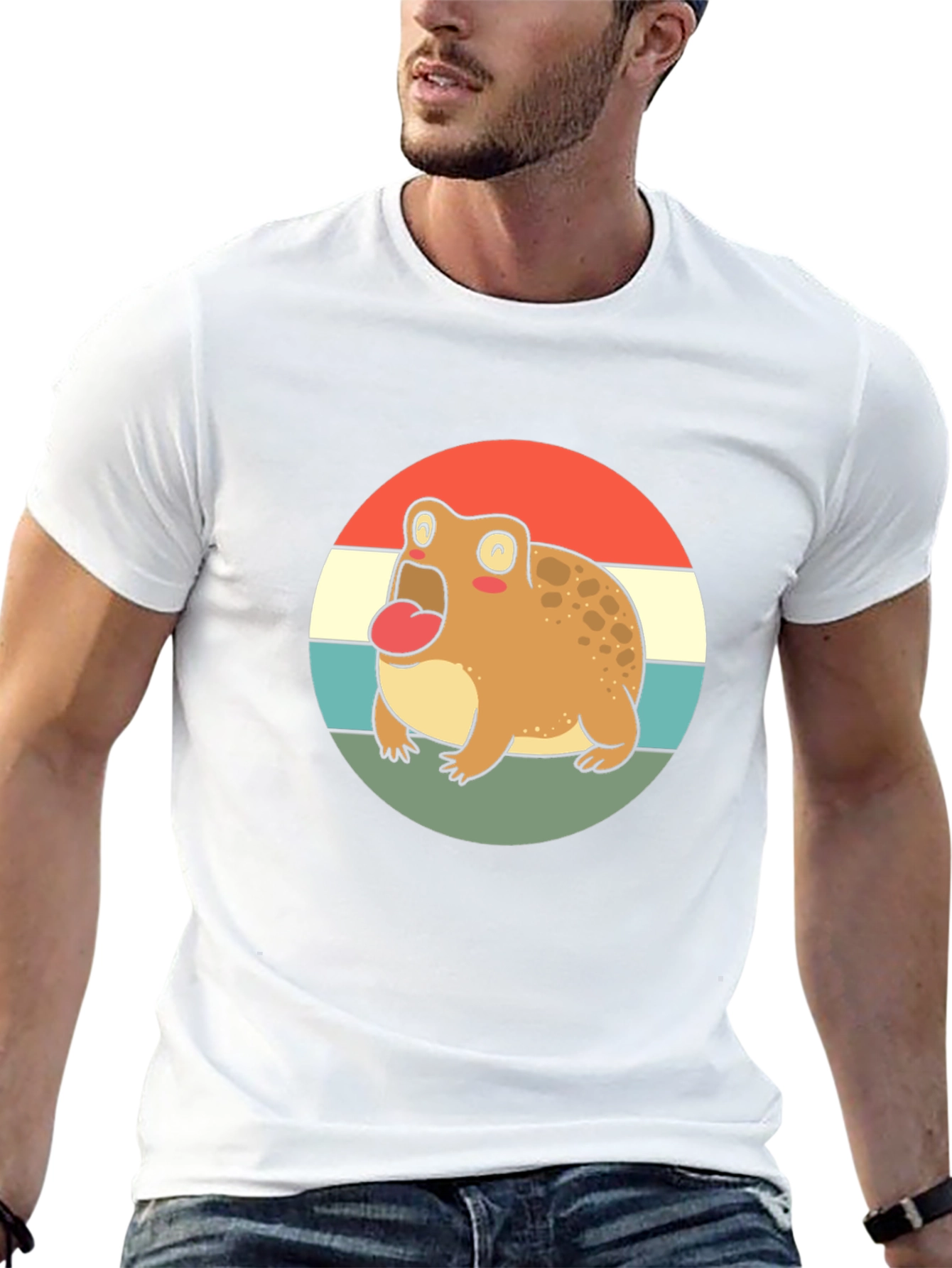 Retro Frog T-Shirt - Cute Cartoon Design