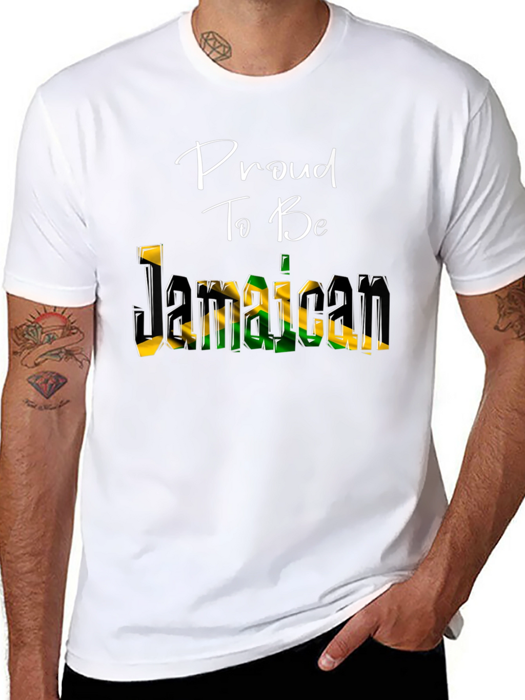 Proud Jamaican Flag T-Shirt