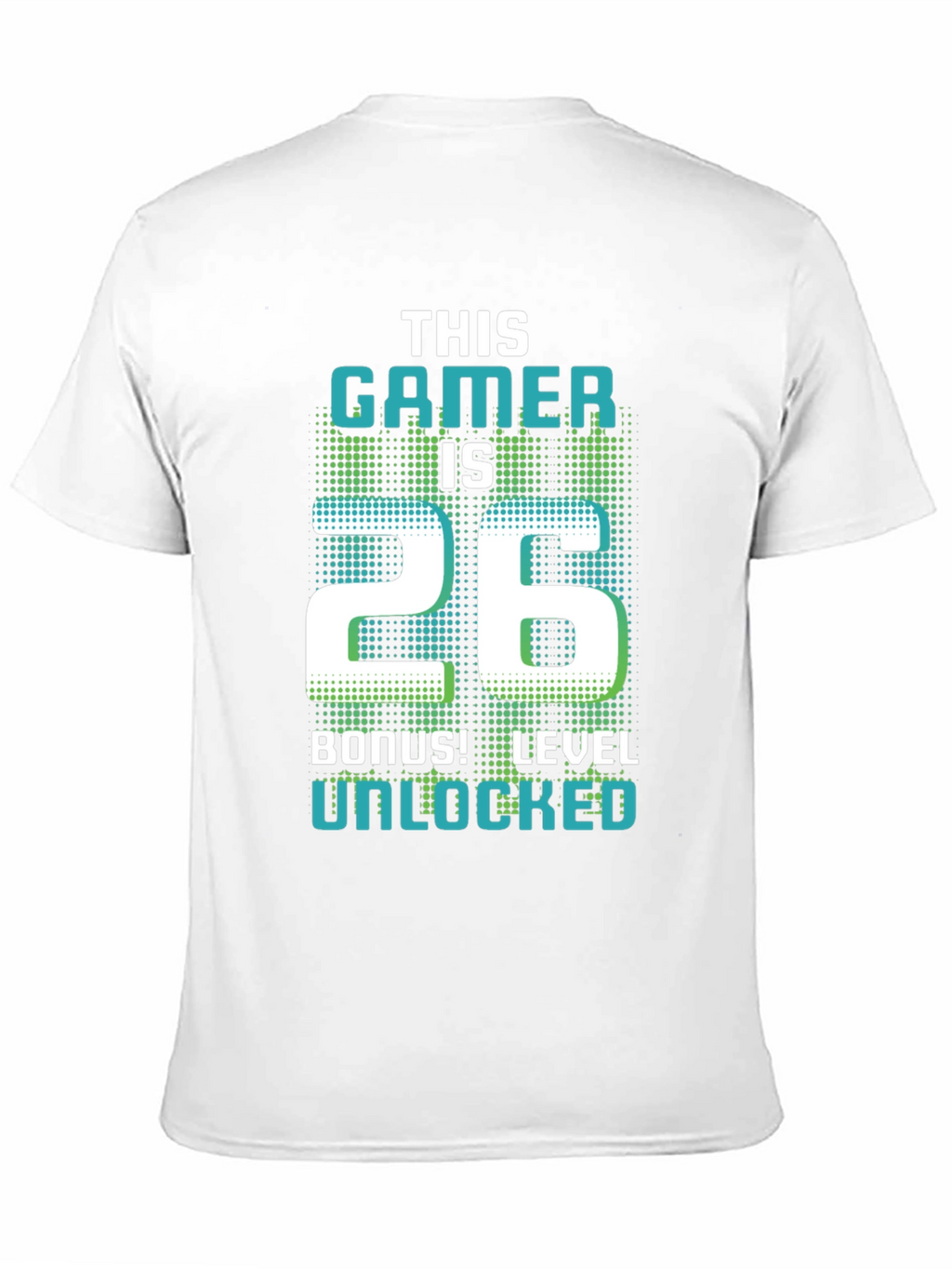 Gamer 26th Birthday Level Unlocked Graphic Tee