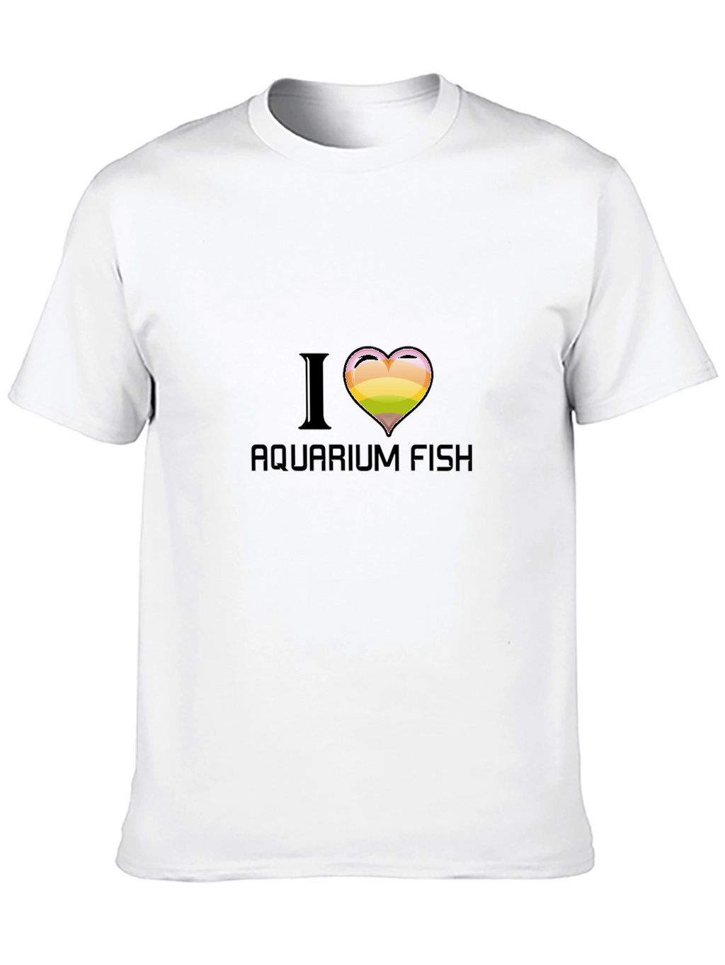 I Heart Aquarium Fish Graphic T-Shirt
