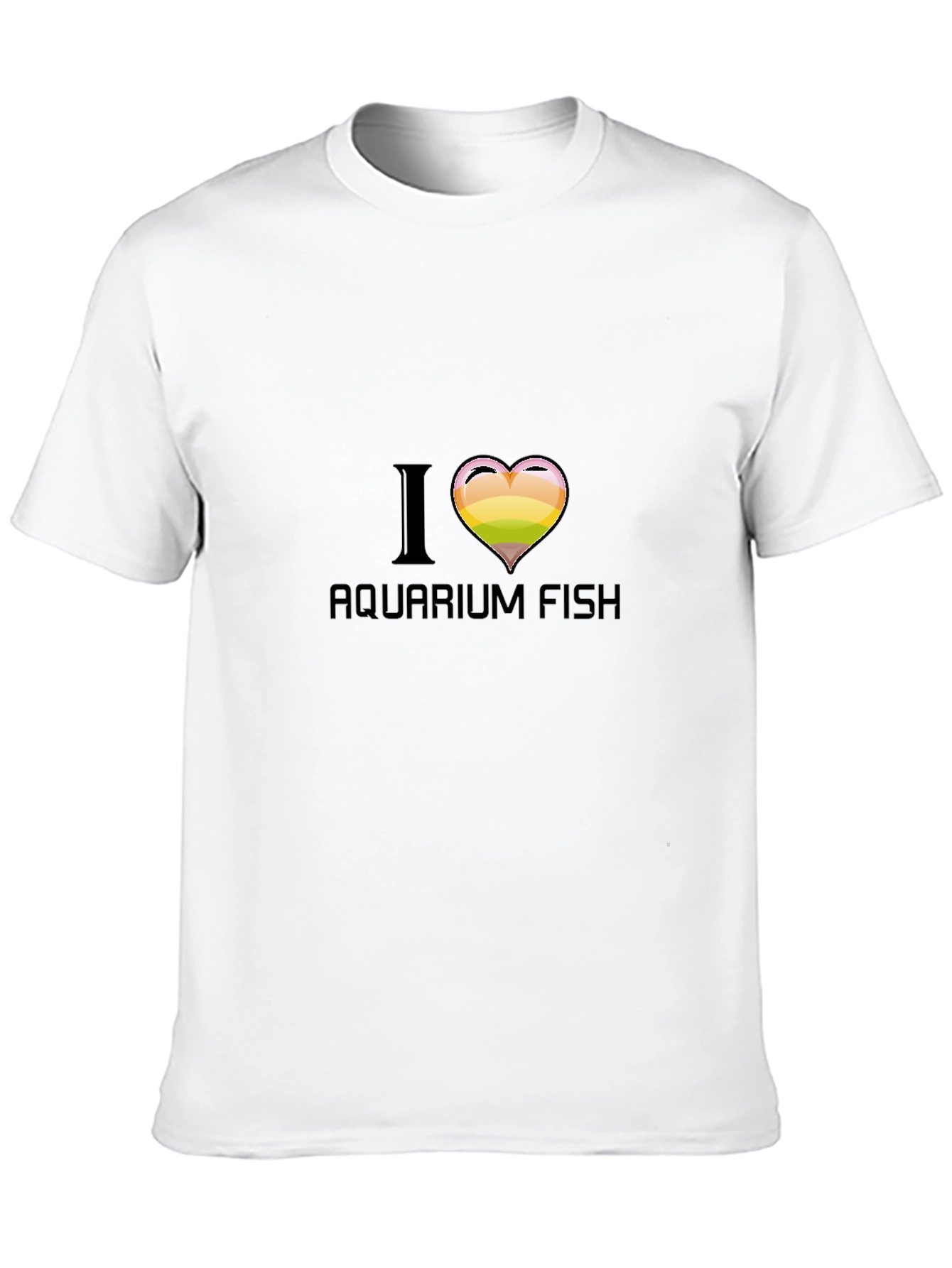 I Heart Aquarium Fish Graphic T-Shirt