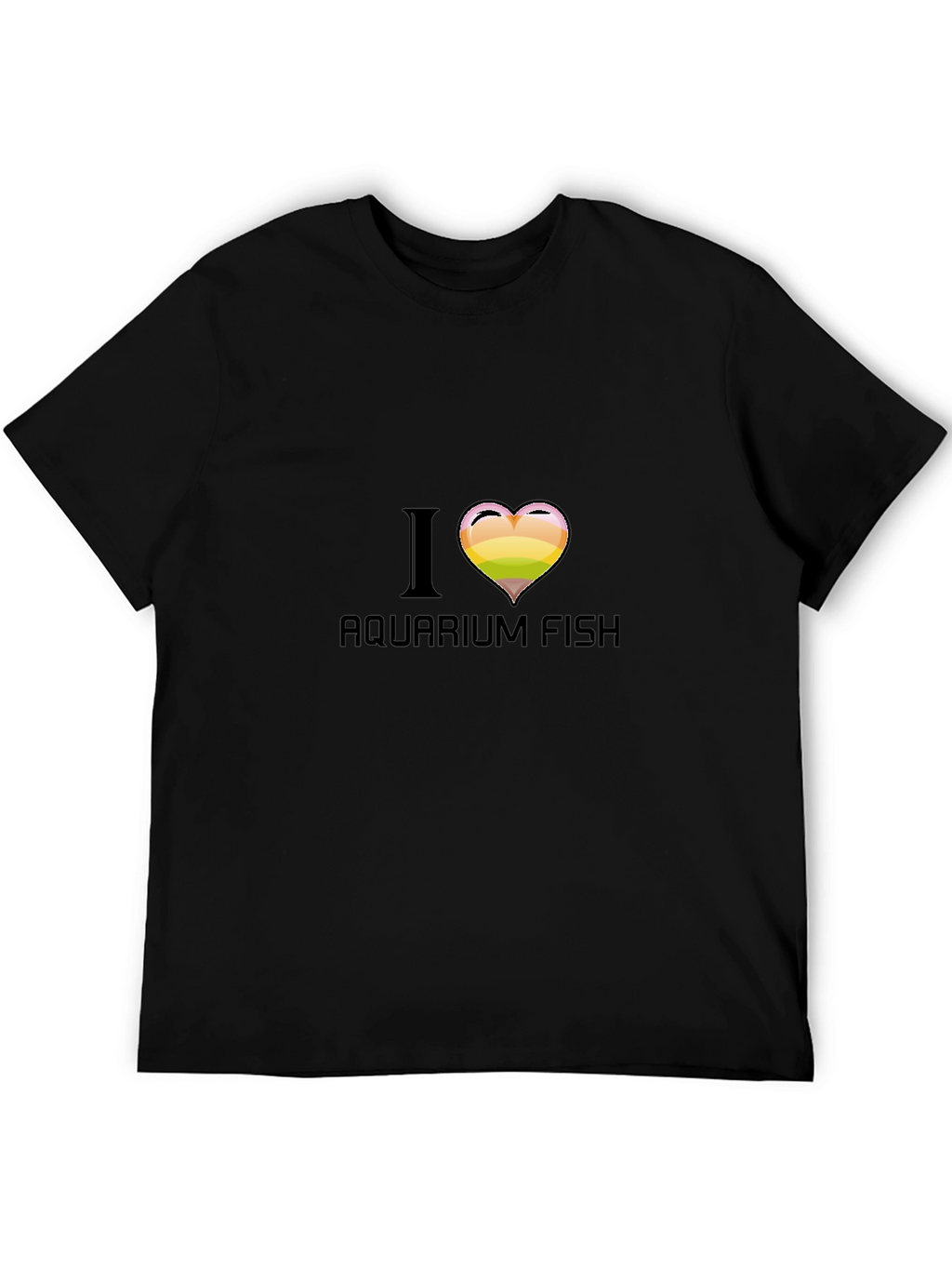 I Heart Aquarium Fish Graphic T-Shirt