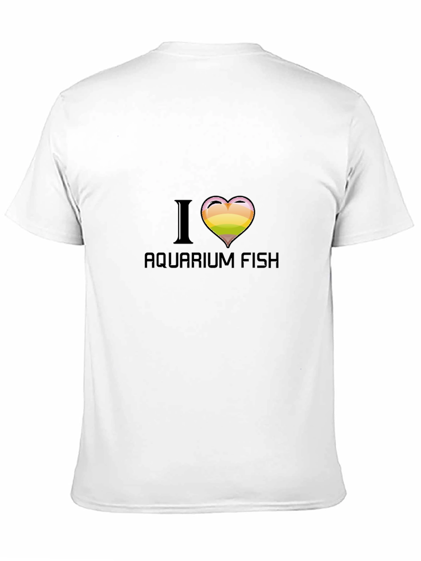 I Heart Aquarium Fish Graphic T-Shirt