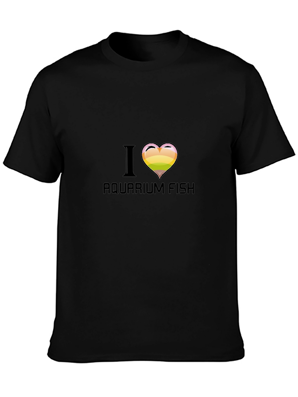 I Heart Aquarium Fish Graphic T-Shirt