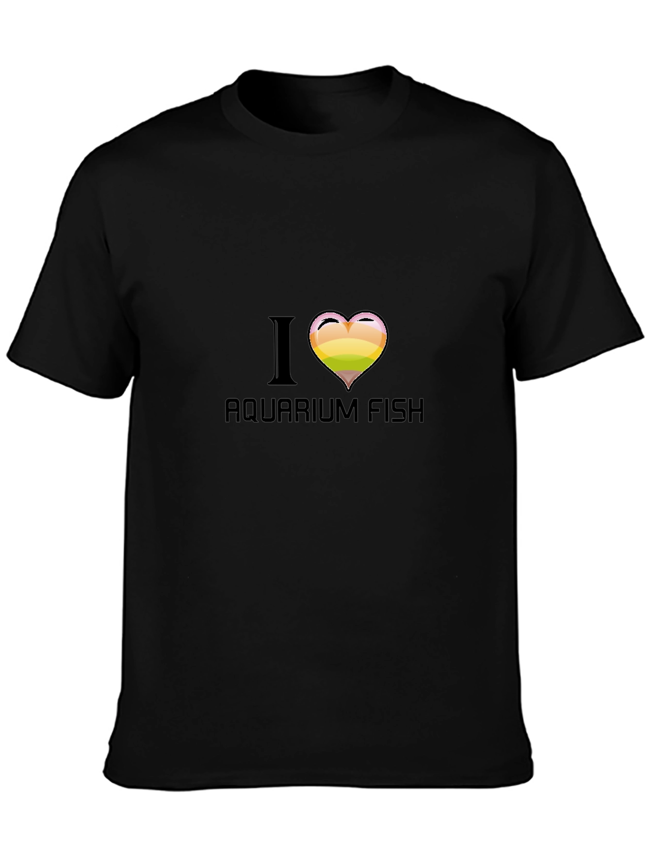 I Heart Aquarium Fish Graphic T-Shirt