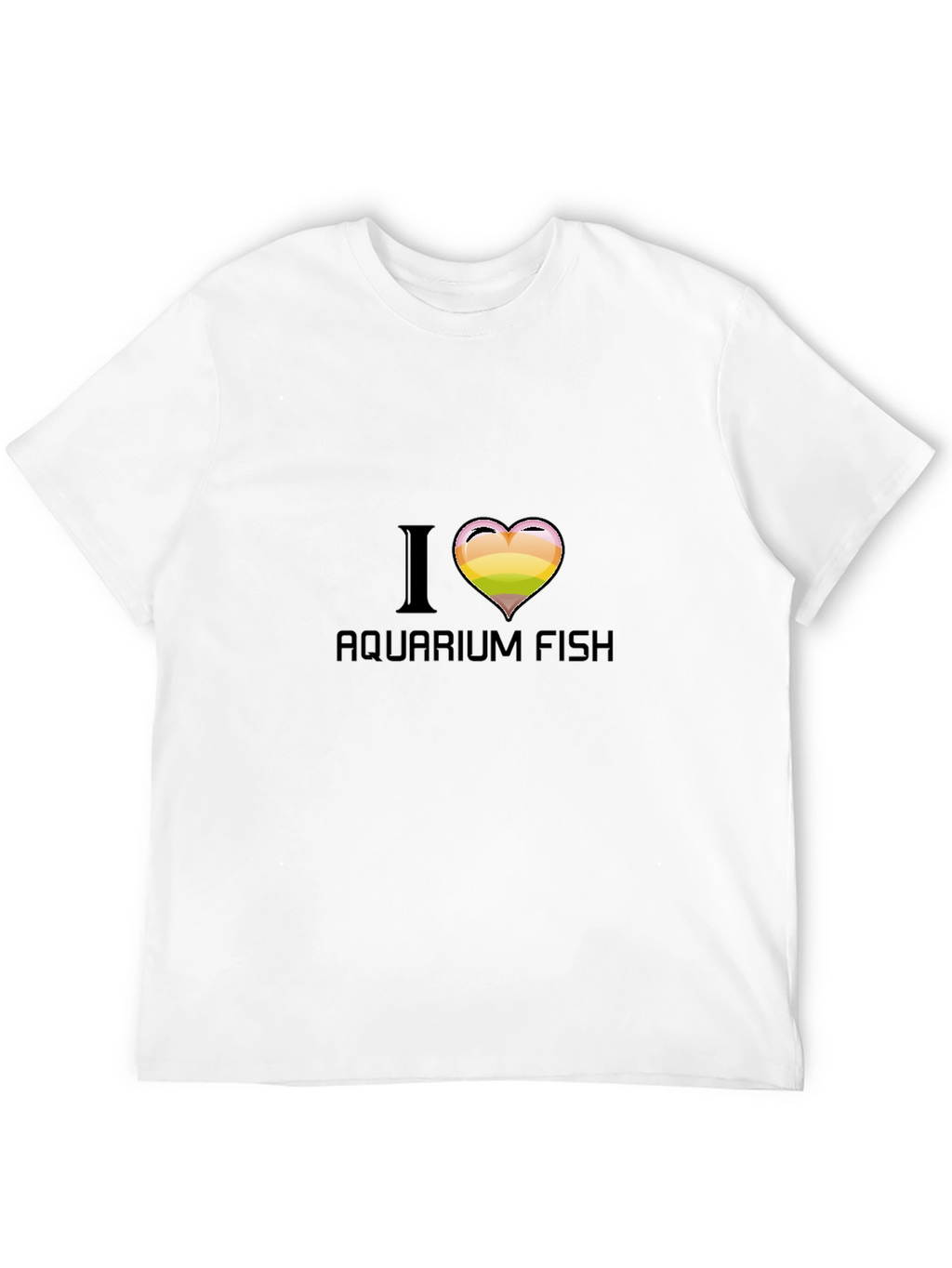 I Heart Aquarium Fish Graphic T-Shirt