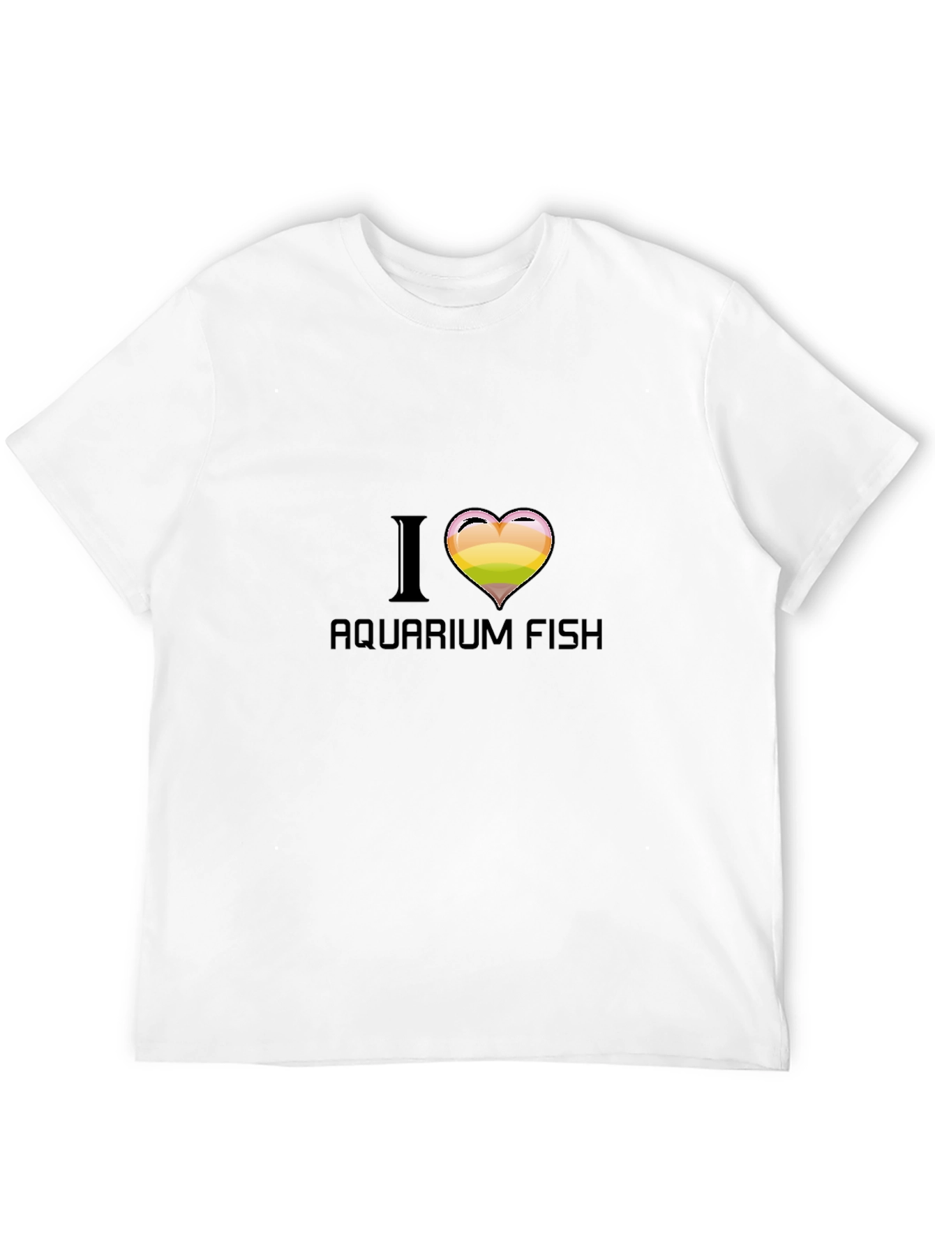 I Heart Aquarium Fish Graphic T-Shirt