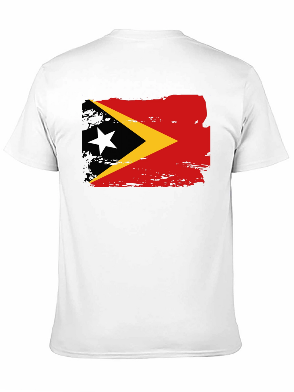 East Timor Flag T-Shirt - Black Tee