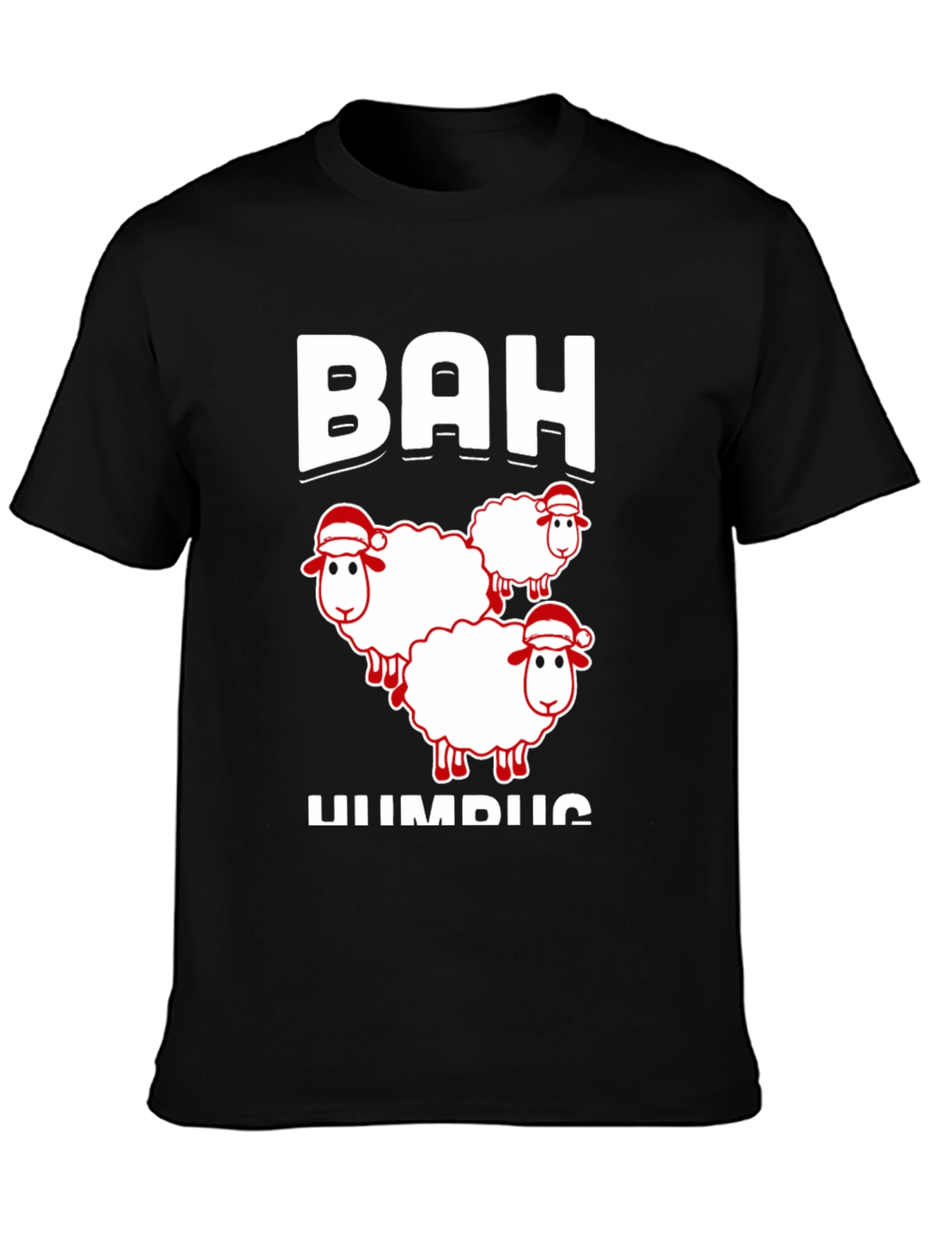 Bah Humbug Sheep Christmas Holiday T-Shirt