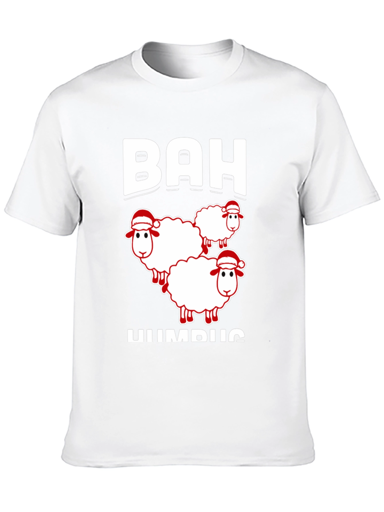 Bah Humbug Sheep Christmas Holiday T-Shirt